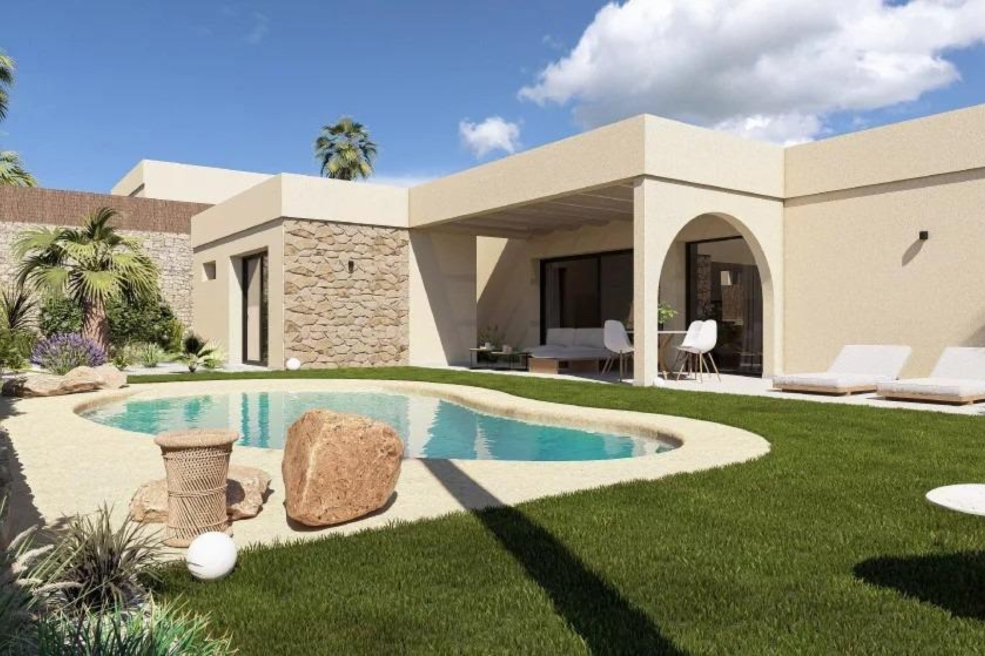 Nieuwbouw  - Villa - Baños y Mendigo - Altaona Golf