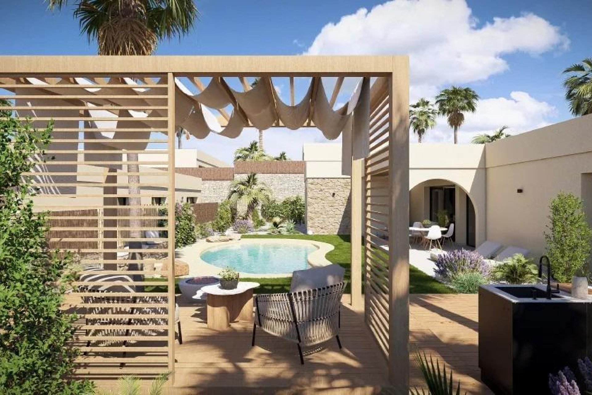 Nieuwbouw  - Villa - Baños y Mendigo - Altaona Golf