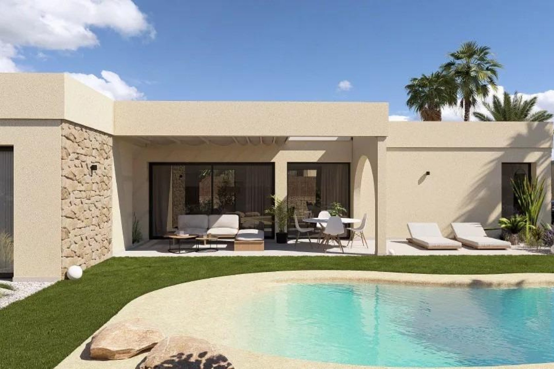 Nieuwbouw  - Villa - Baños y Mendigo - Altaona Golf