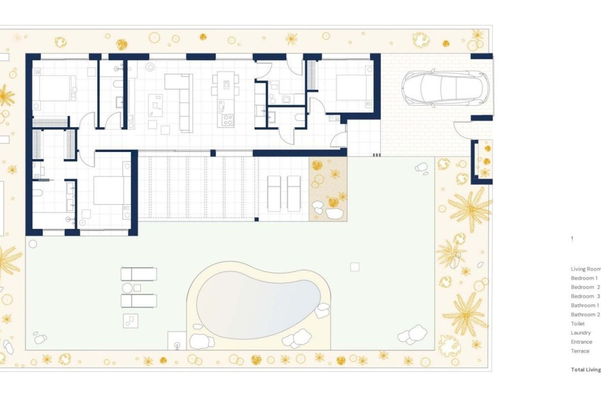 Nieuwbouw  - Villa - Baños y Mendigo - Altaona Golf