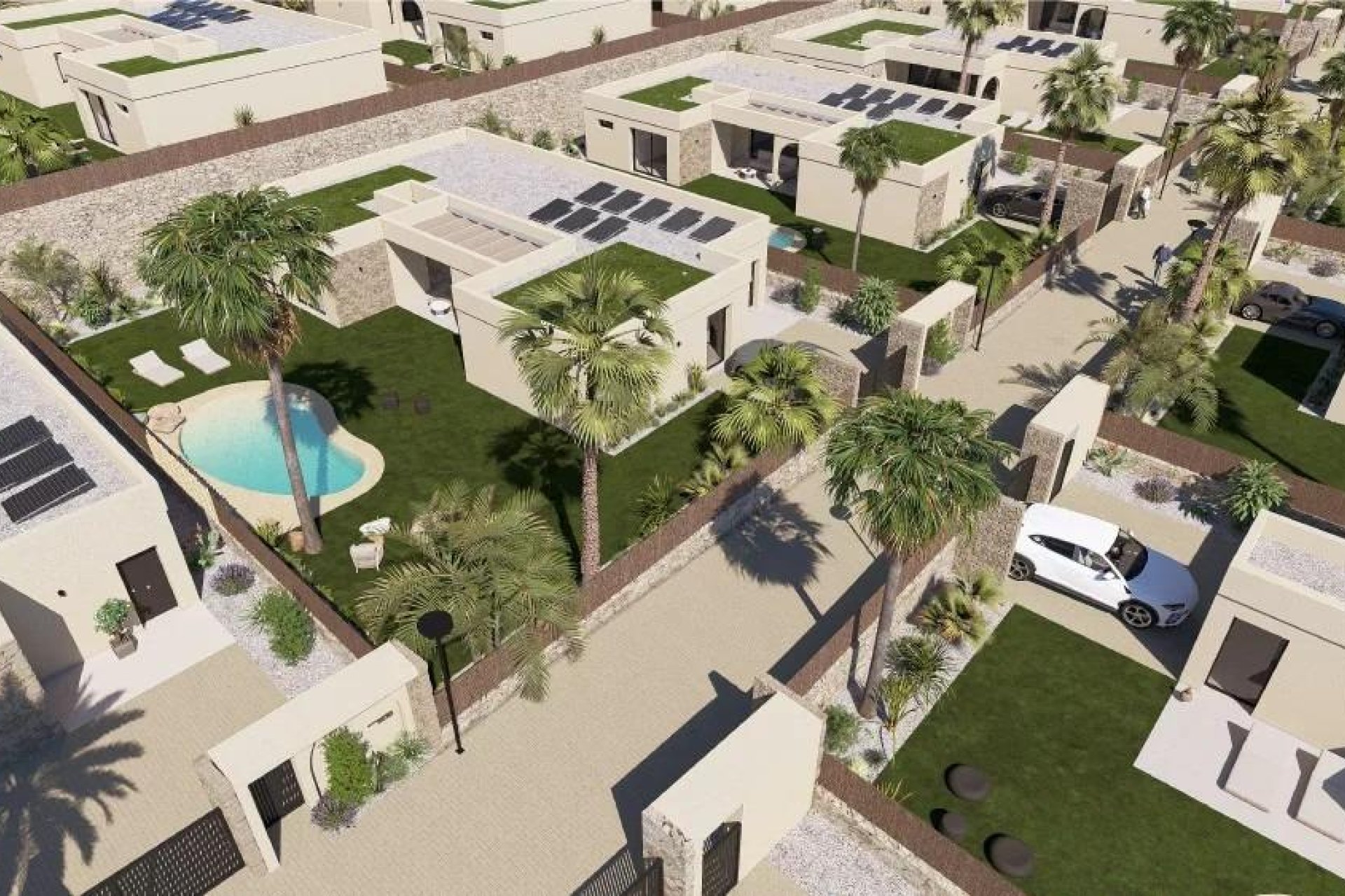 Nieuwbouw  - Villa - Baños y Mendigo - Altaona Golf