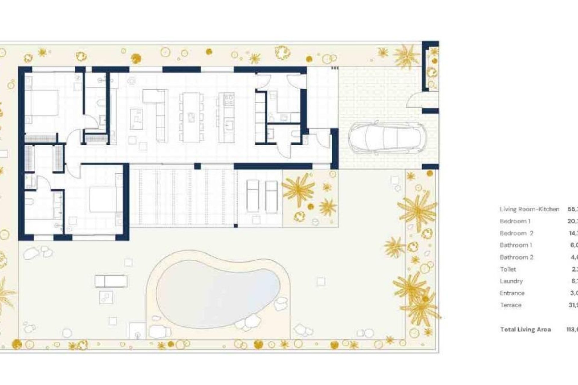 Nieuwbouw  - Villa - Baños y Mendigo - Altaona Golf