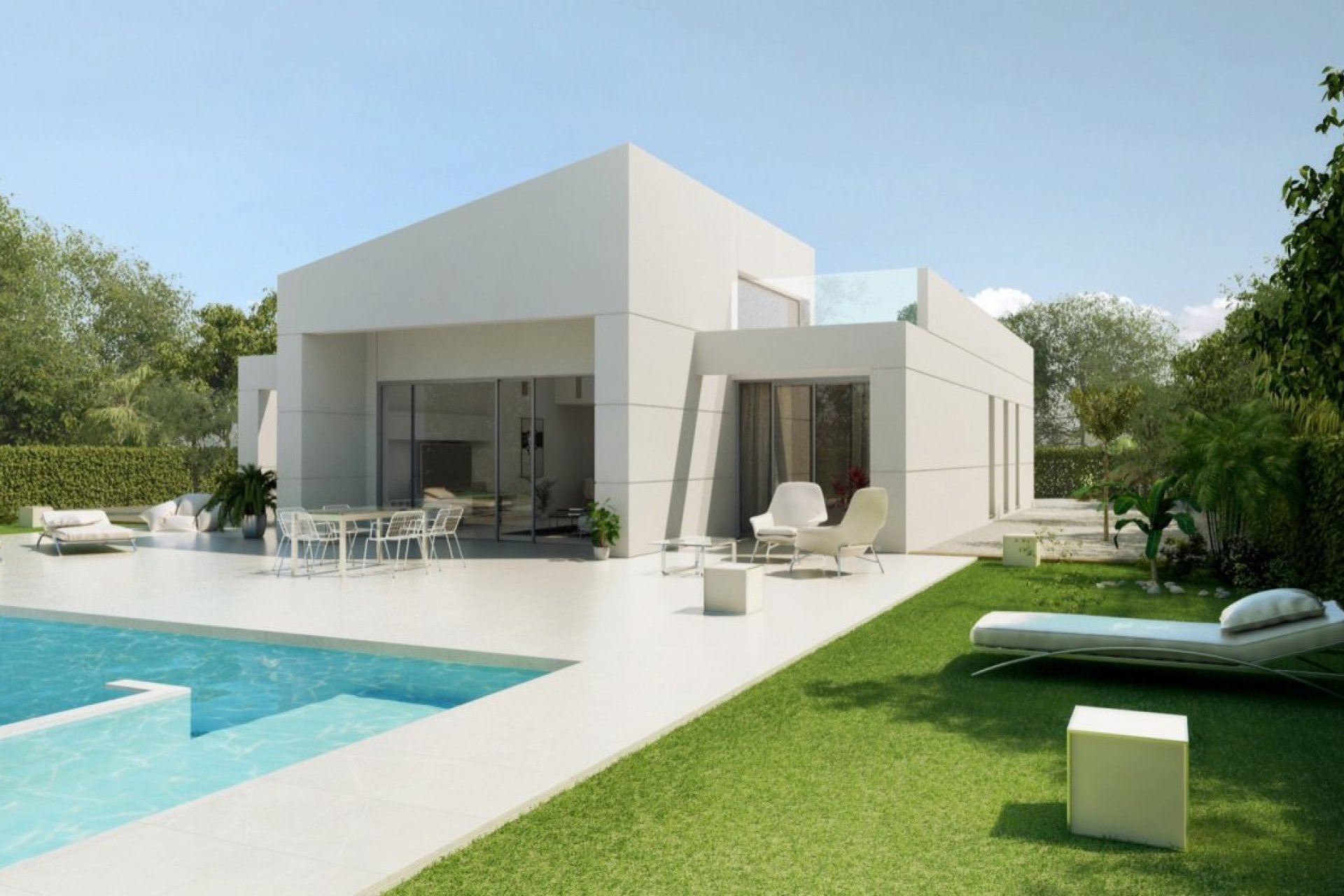 Nieuwbouw  - Villa - Baños y Mendigo - Altaona Golf