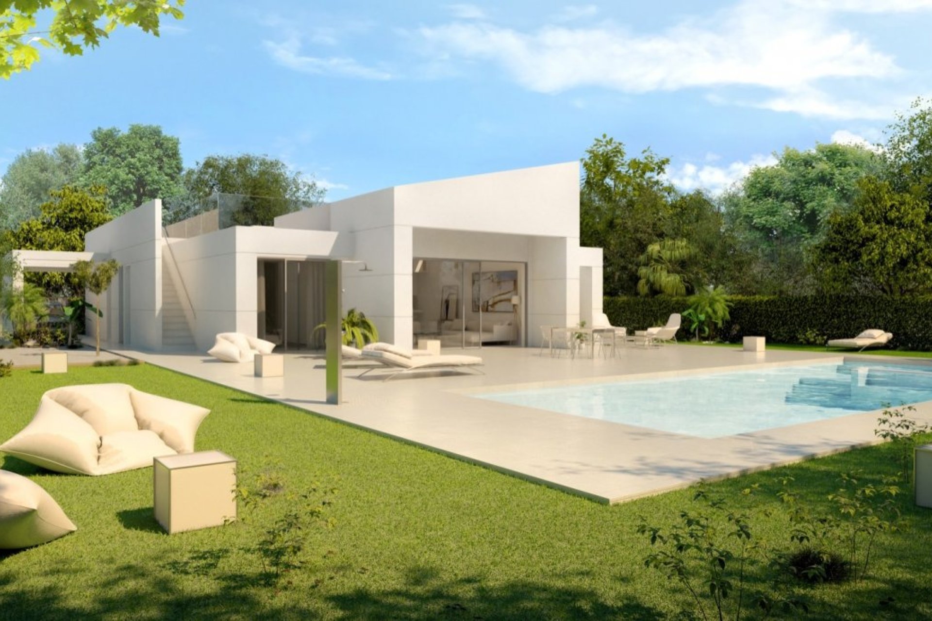 Nieuwbouw  - Villa - Baños y Mendigo - Altaona Golf