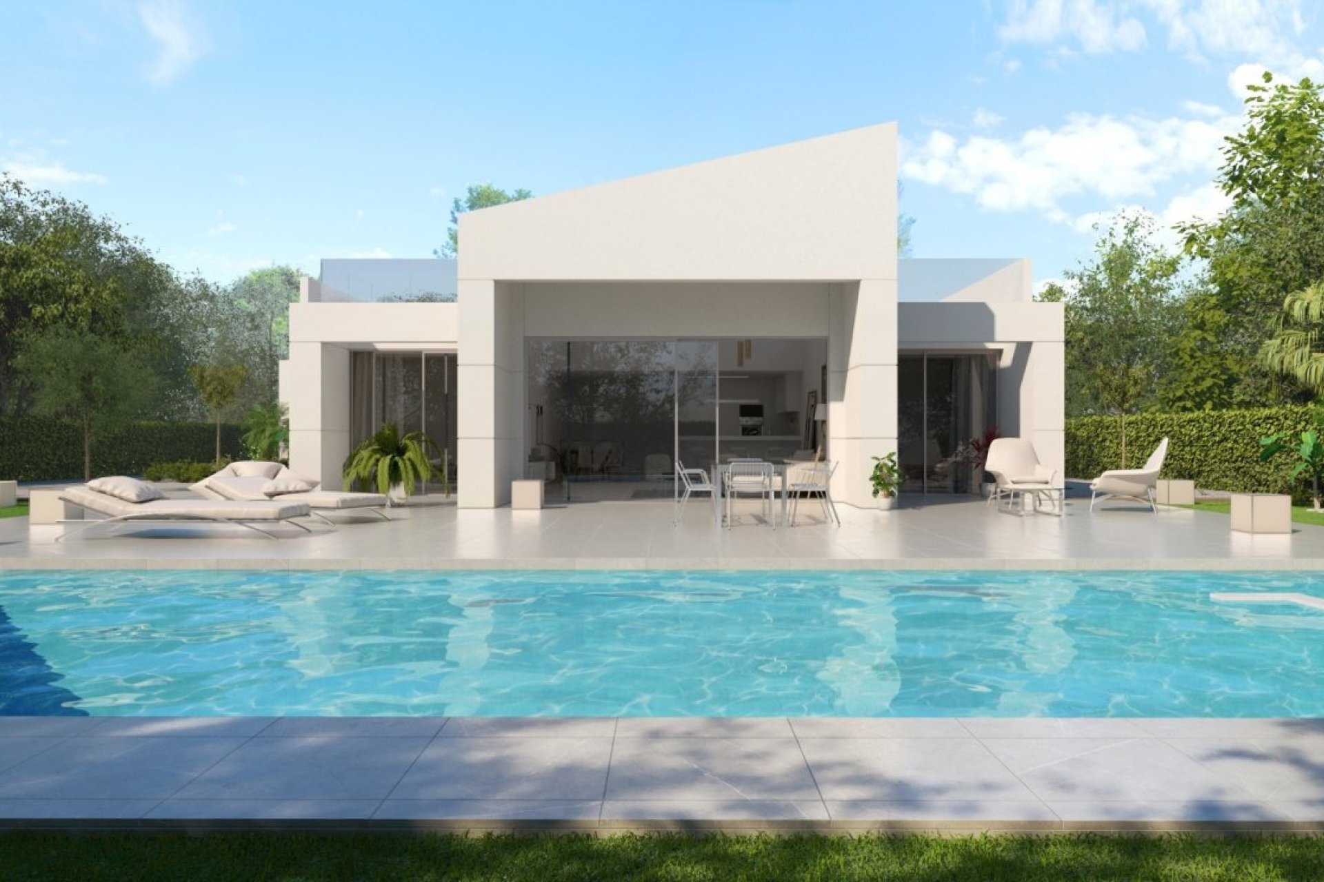 Nieuwbouw  - Villa - Baños y Mendigo - Altaona Golf