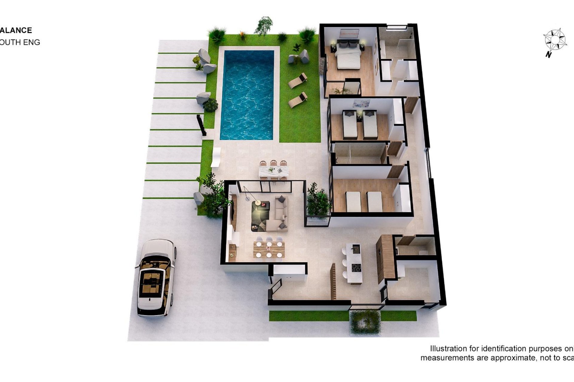 Nieuwbouw  - Villa - Baños y Mendigo - Altaona Golf