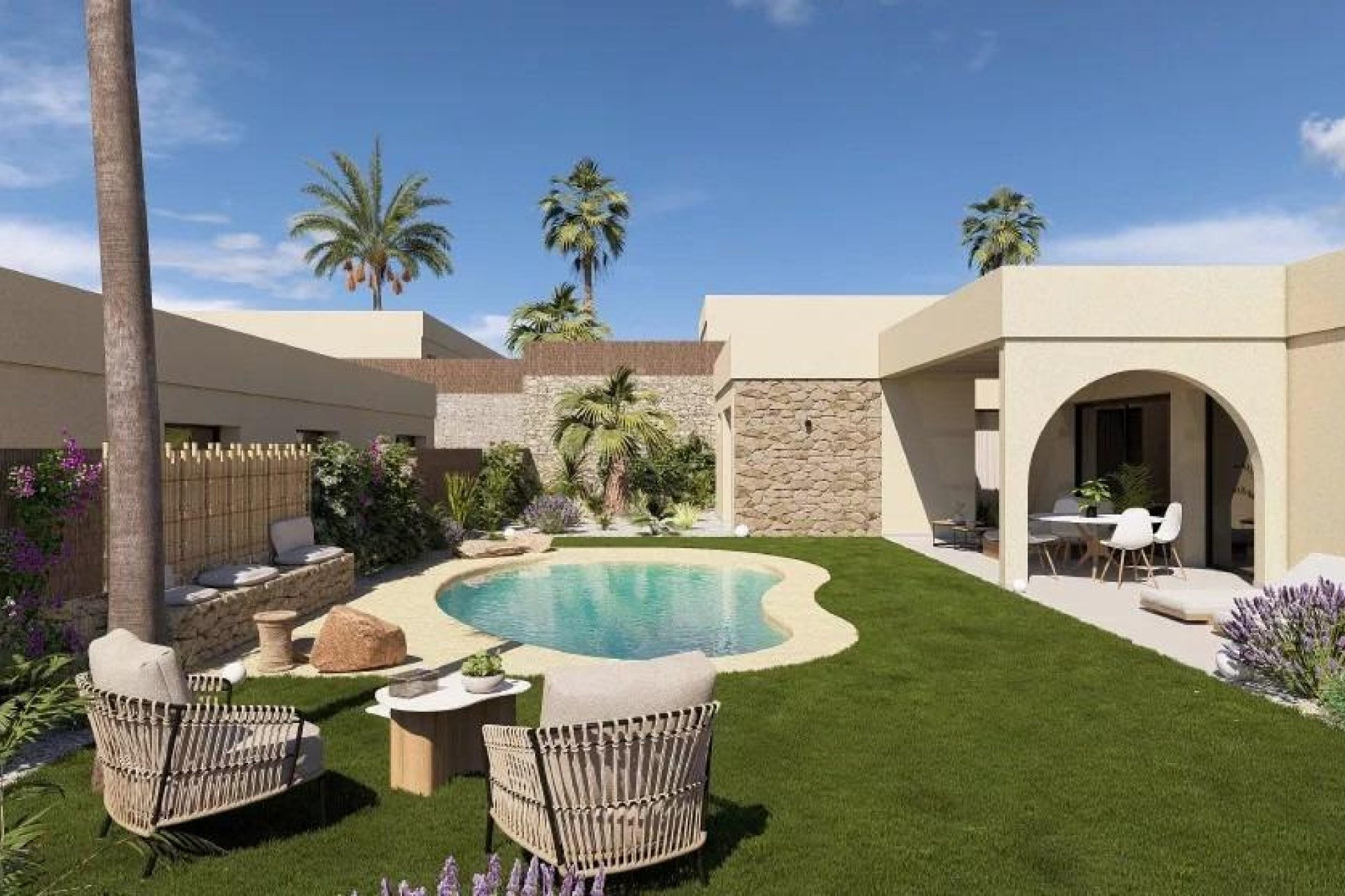 Nieuwbouw  - Villa - Baños y Mendigo - Altaona Golf