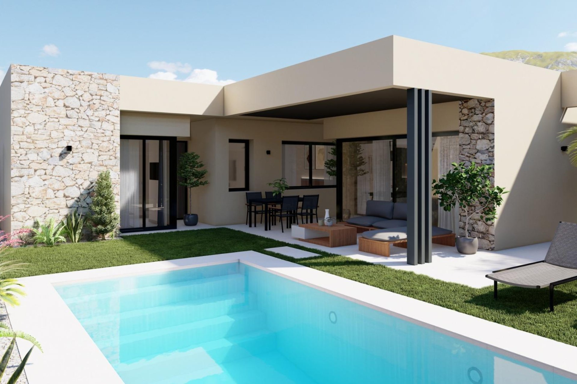 Nieuwbouw  - Villa - Baños y Mendigo - Altaona Golf