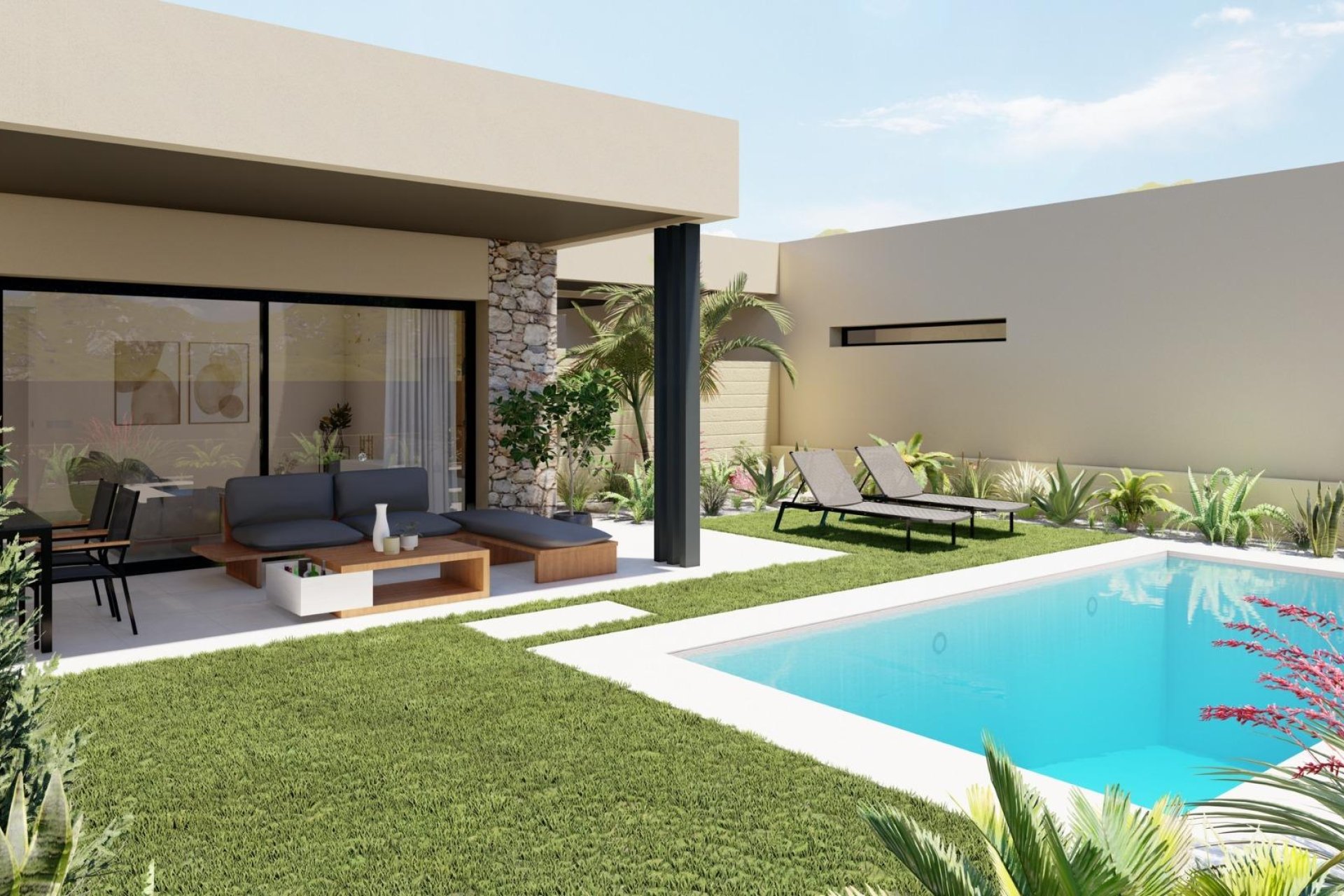 Nieuwbouw  - Villa - Baños y Mendigo - Altaona Golf