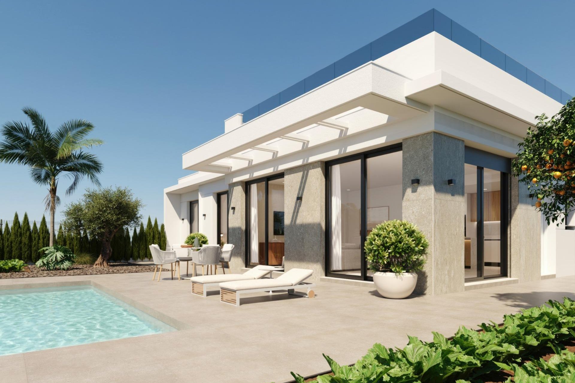 Nieuwbouw  - Villa - Fuente Álamo - Hacienda Del Álamo Golf