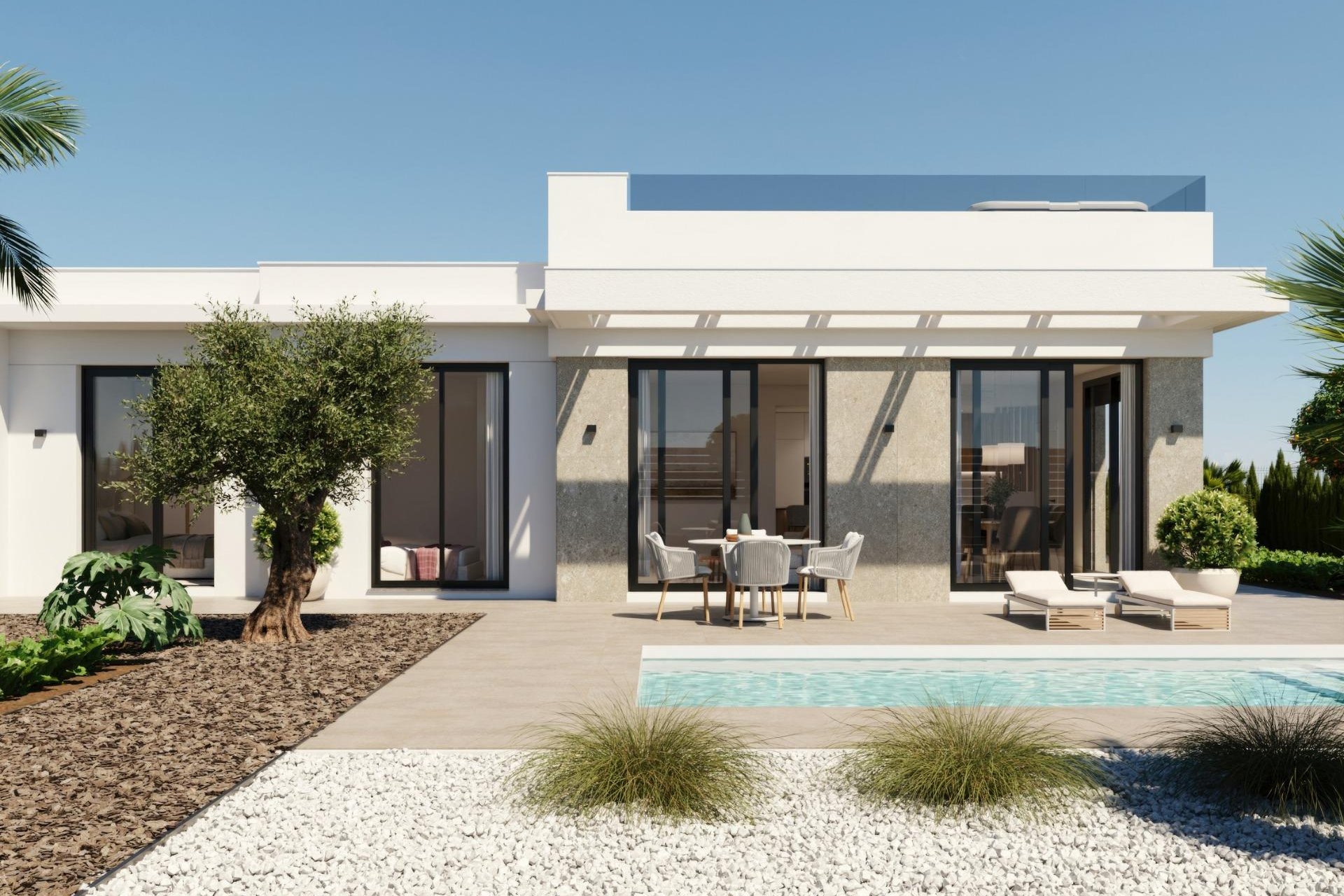 Nieuwbouw  - Villa - Fuente Álamo - Hacienda Del Álamo Golf
