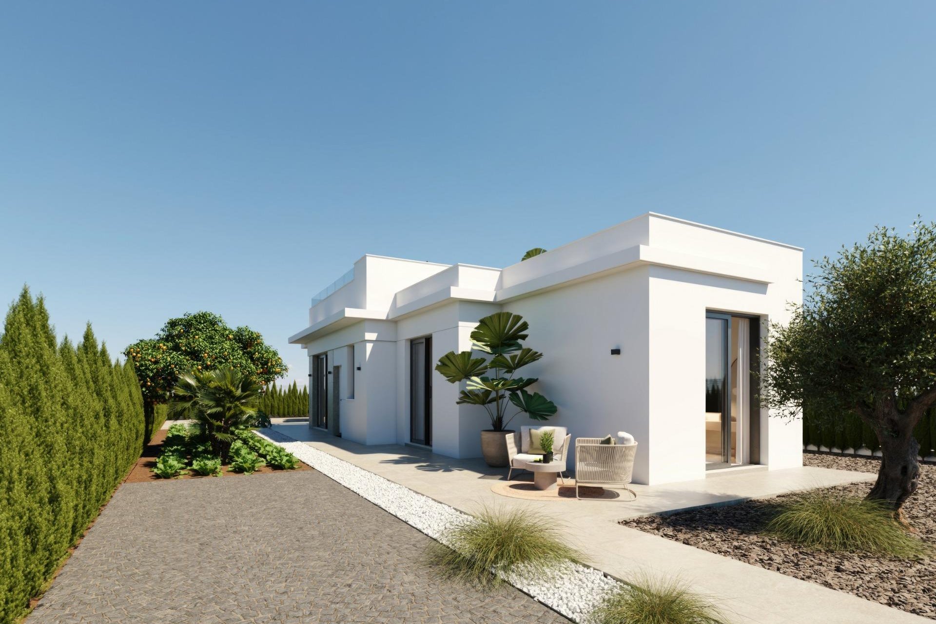Nieuwbouw  - Villa - Fuente Álamo - Hacienda Del Álamo Golf