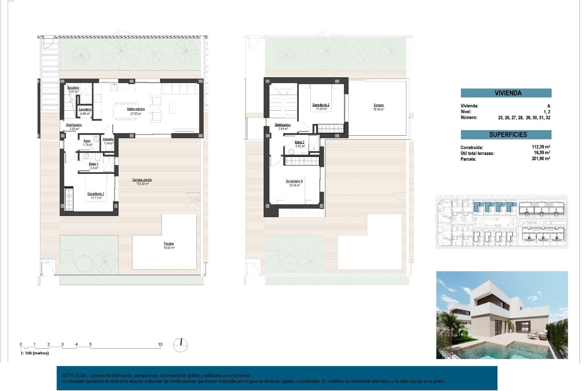 Nieuwbouw  - Villa - Los Alcázares - Serena Golf