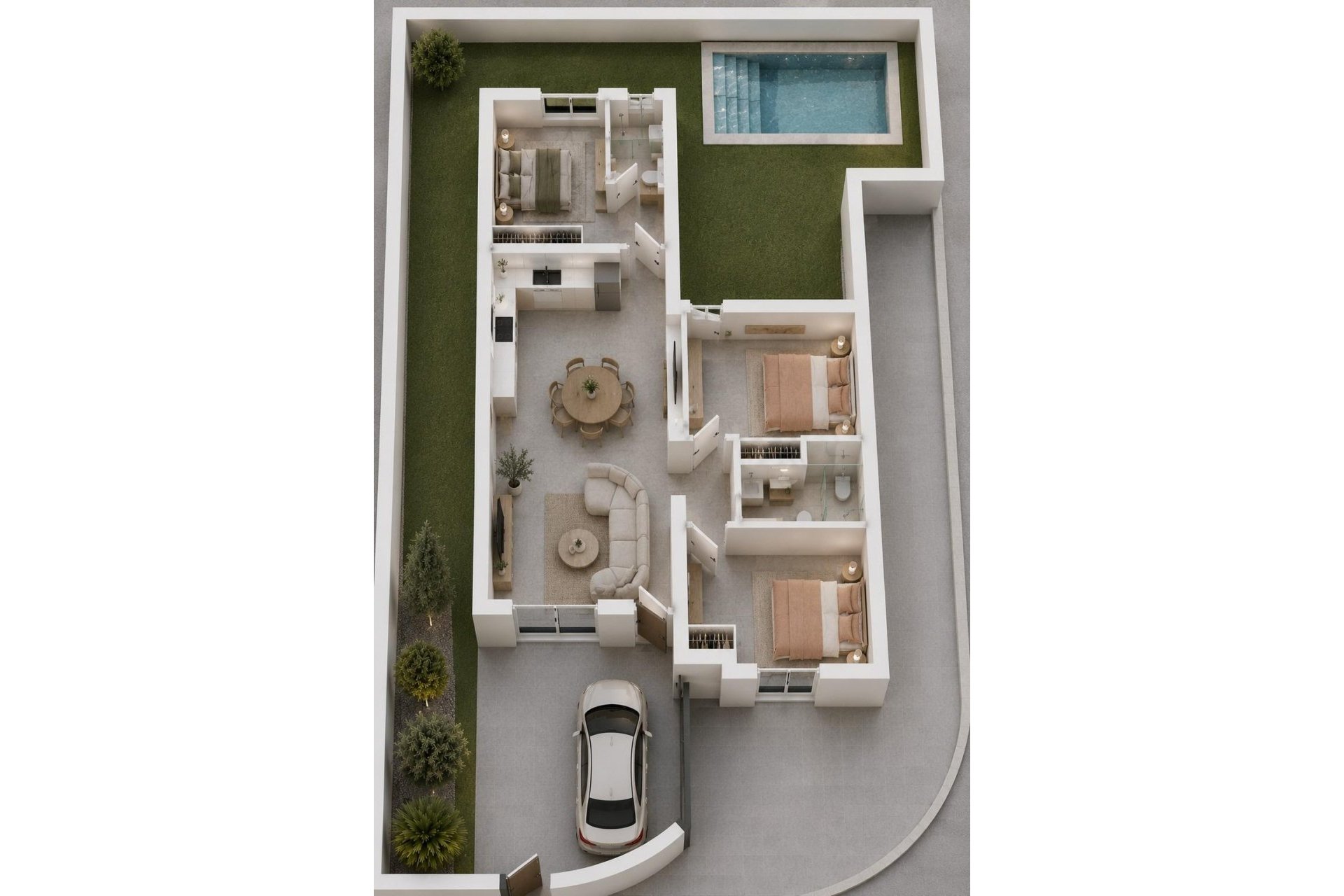 Nieuwbouw  - Villa - Mazarrón - Country Club