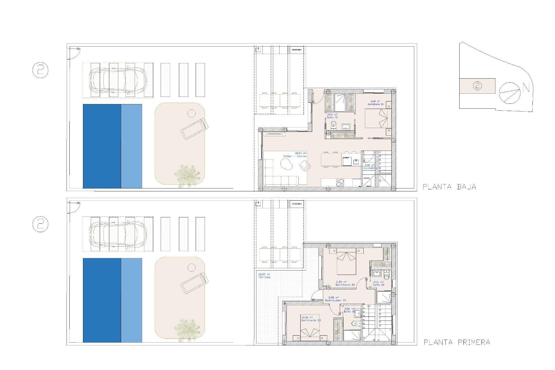Nieuwbouw  - Villa - San Pedro del Pinatar - Centro
