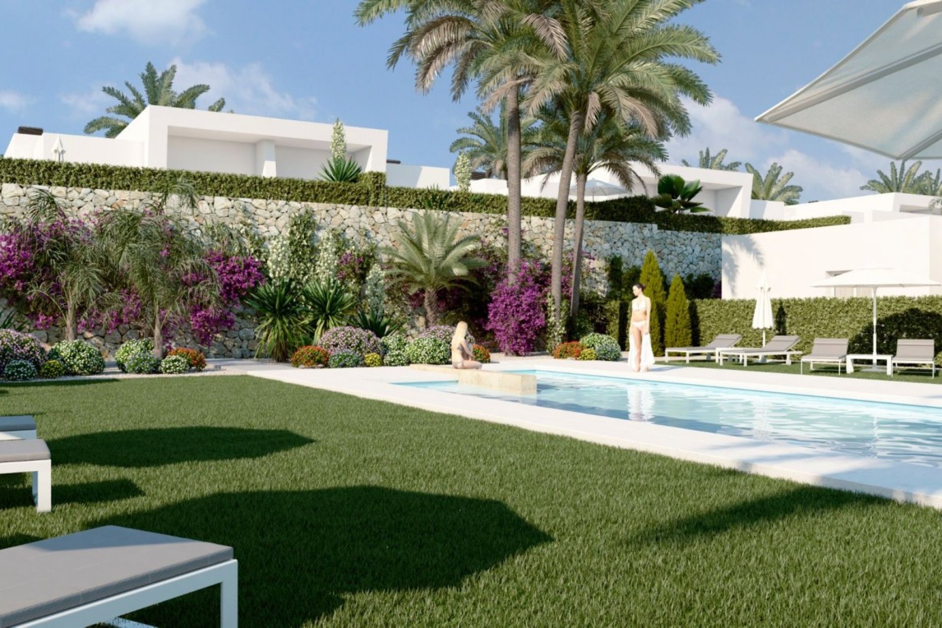 Nieuwbouw Woningen - Halfvrijstaand Villa - Algorfa