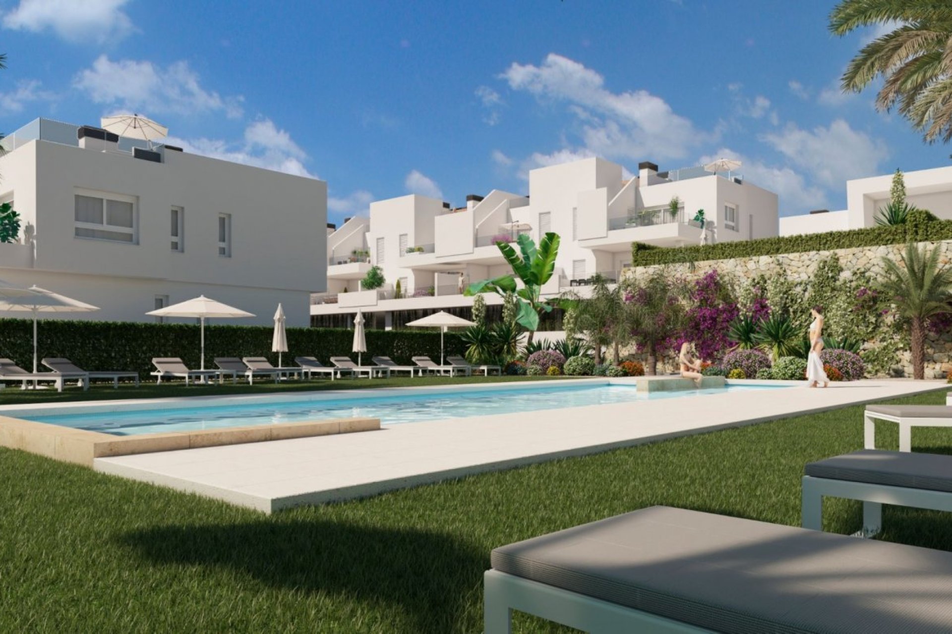 Nieuwbouw Woningen - Halfvrijstaand Villa - Algorfa
