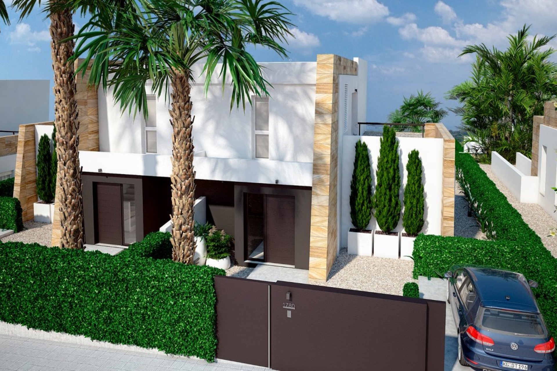 Nieuwbouw Woningen - Halfvrijstaand Villa - Algorfa