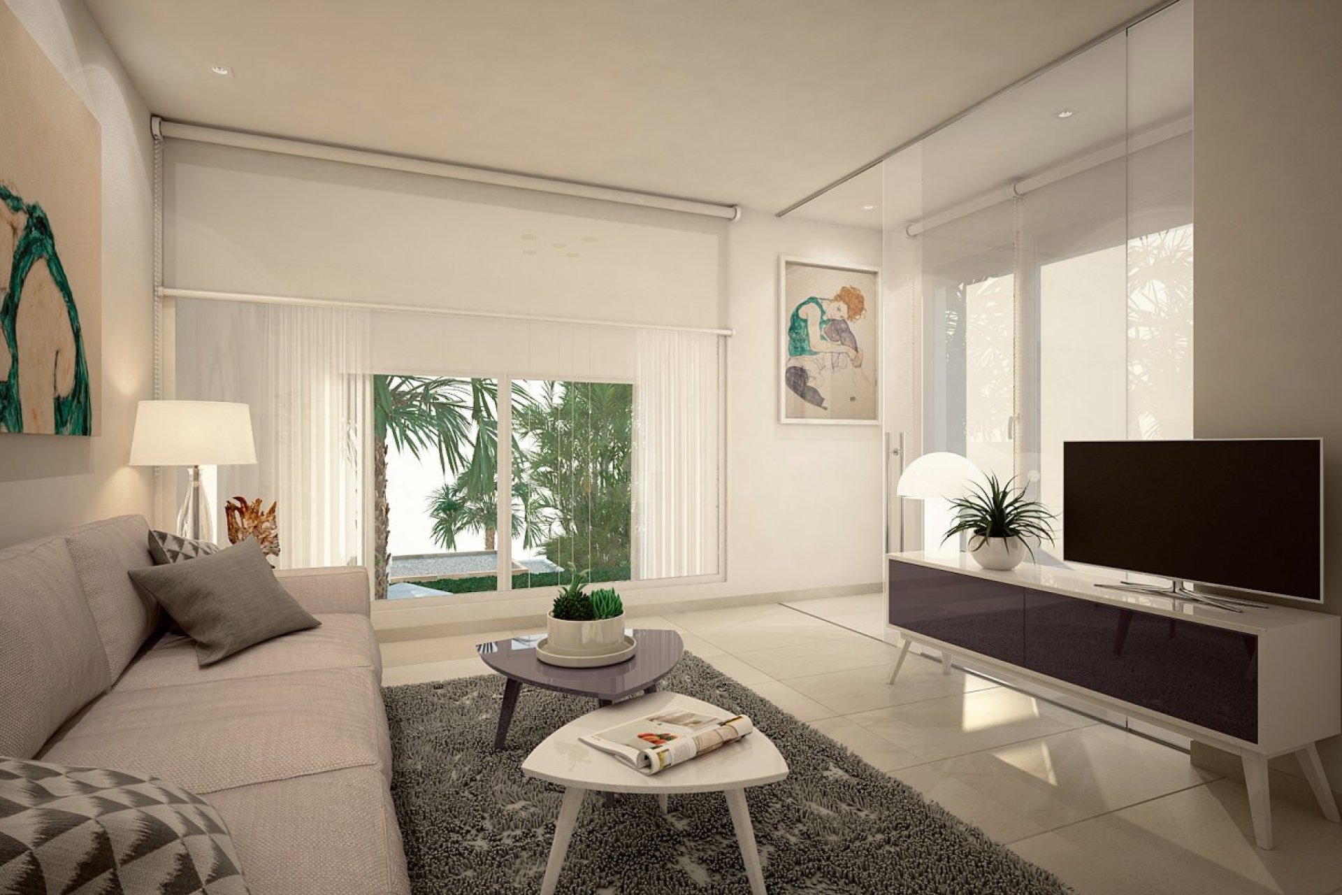 Nieuwbouw Woningen - Halfvrijstaand Villa - Algorfa
