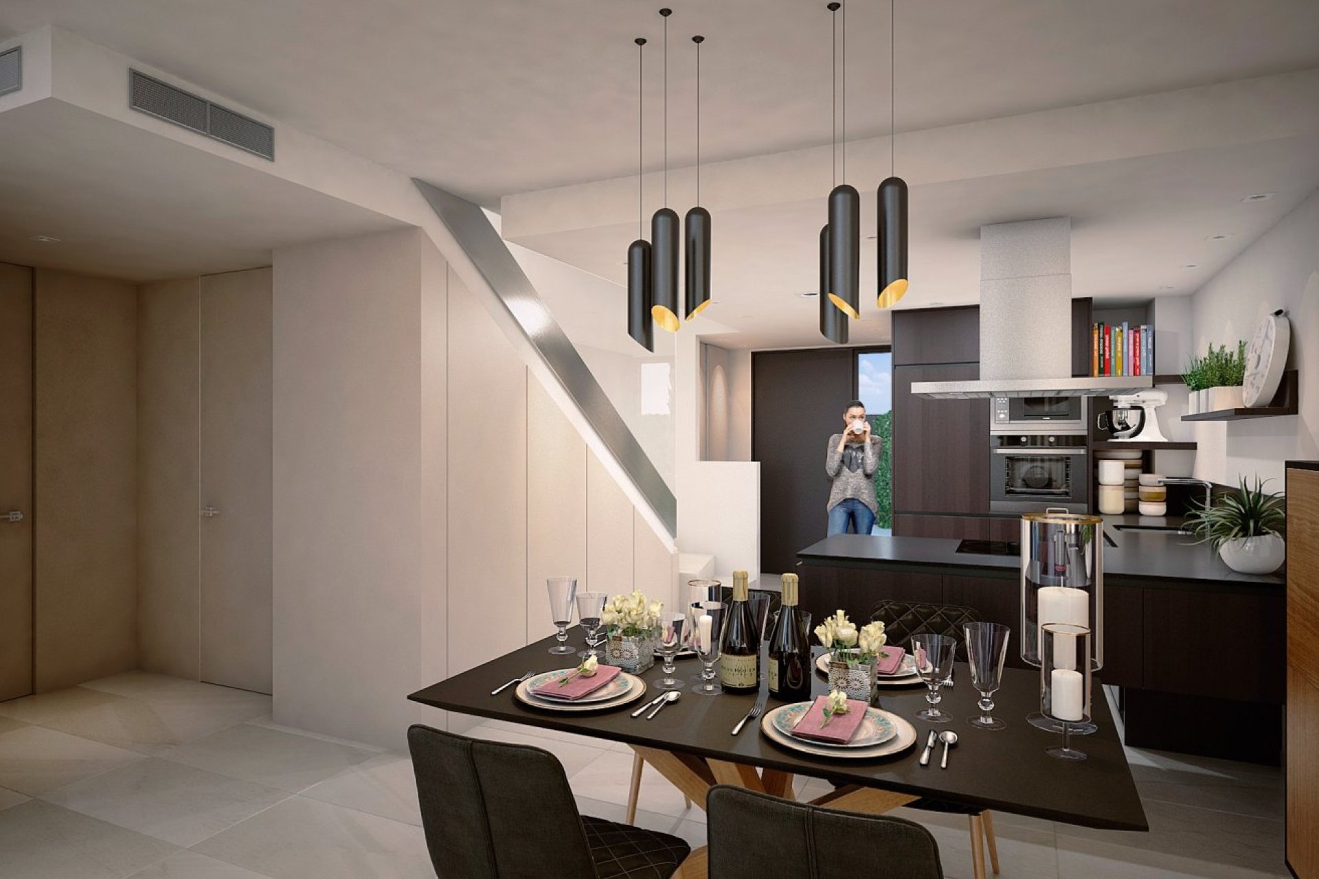 Nieuwbouw Woningen - Halfvrijstaand Villa - Algorfa