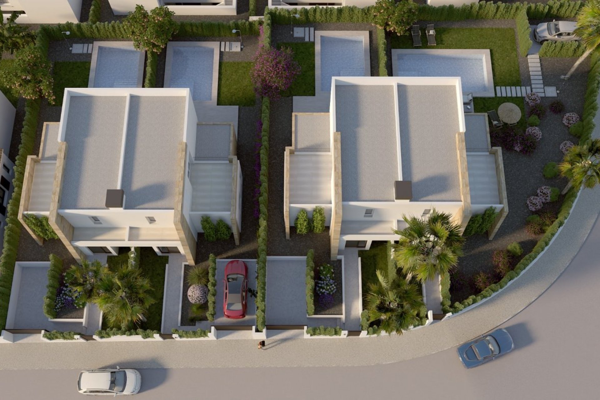 Nieuwbouw Woningen - Halfvrijstaand Villa - Algorfa