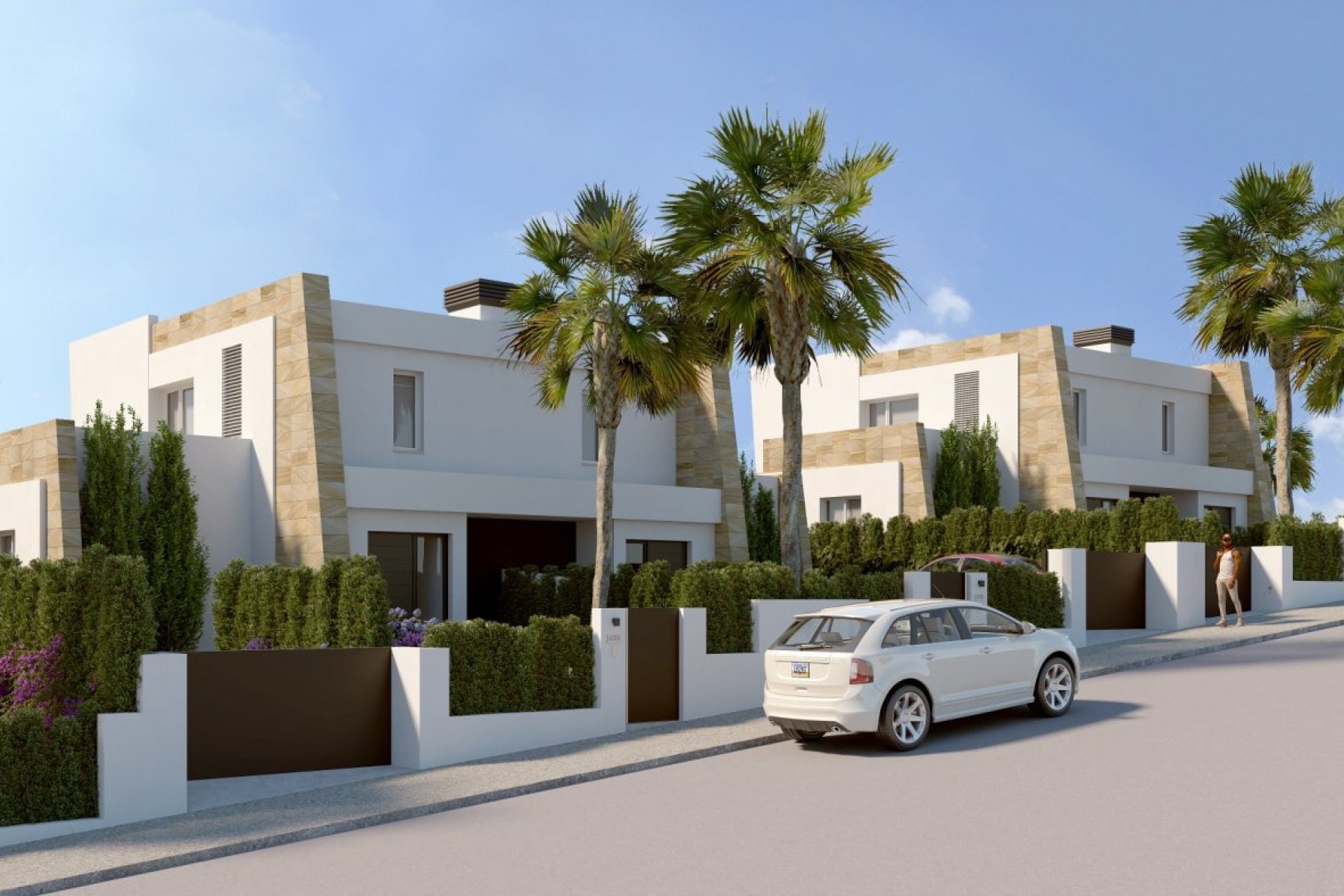 Nieuwbouw Woningen - Halfvrijstaand Villa - Algorfa