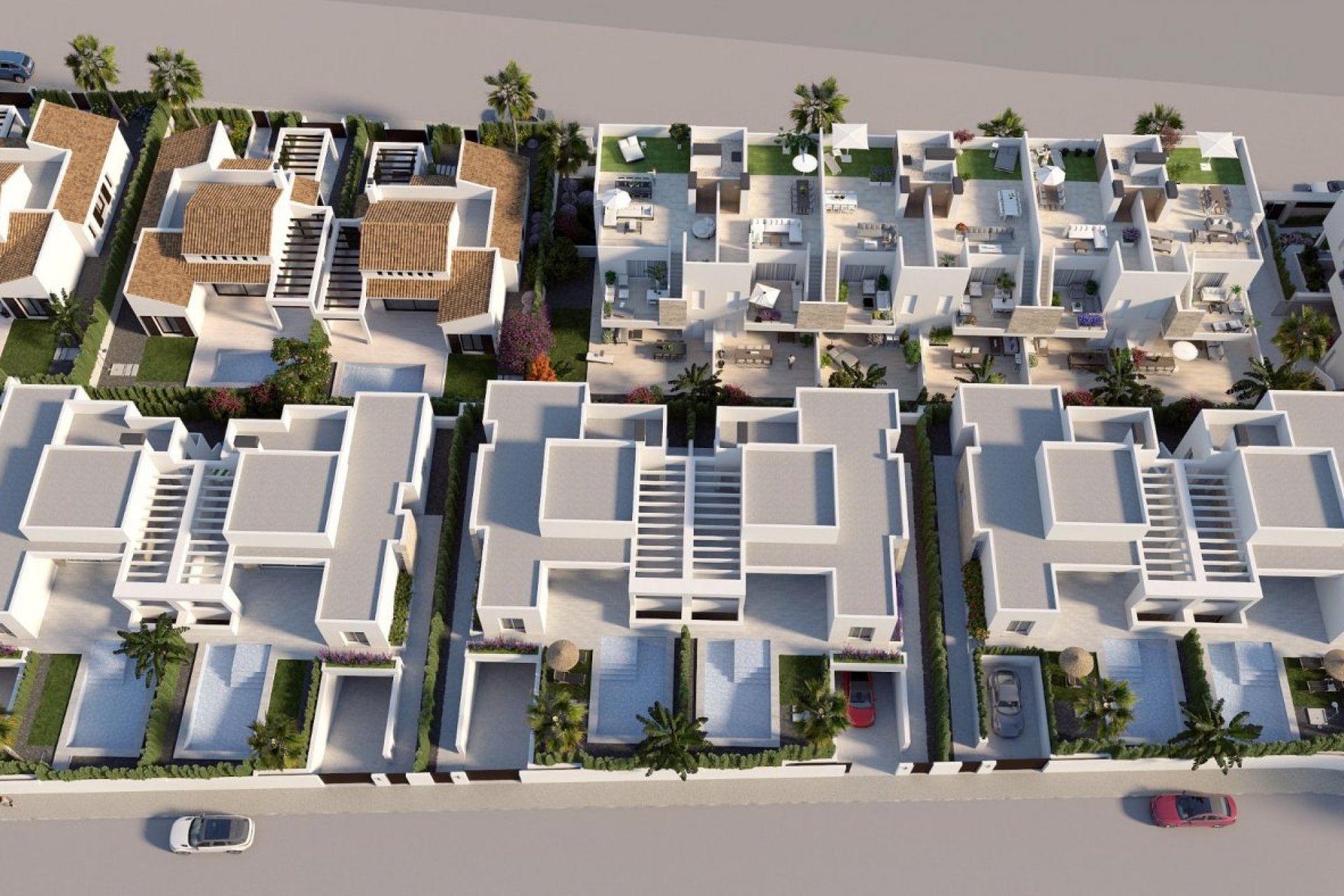 Nieuwbouw Woningen - Halfvrijstaand Villa - Algorfa
