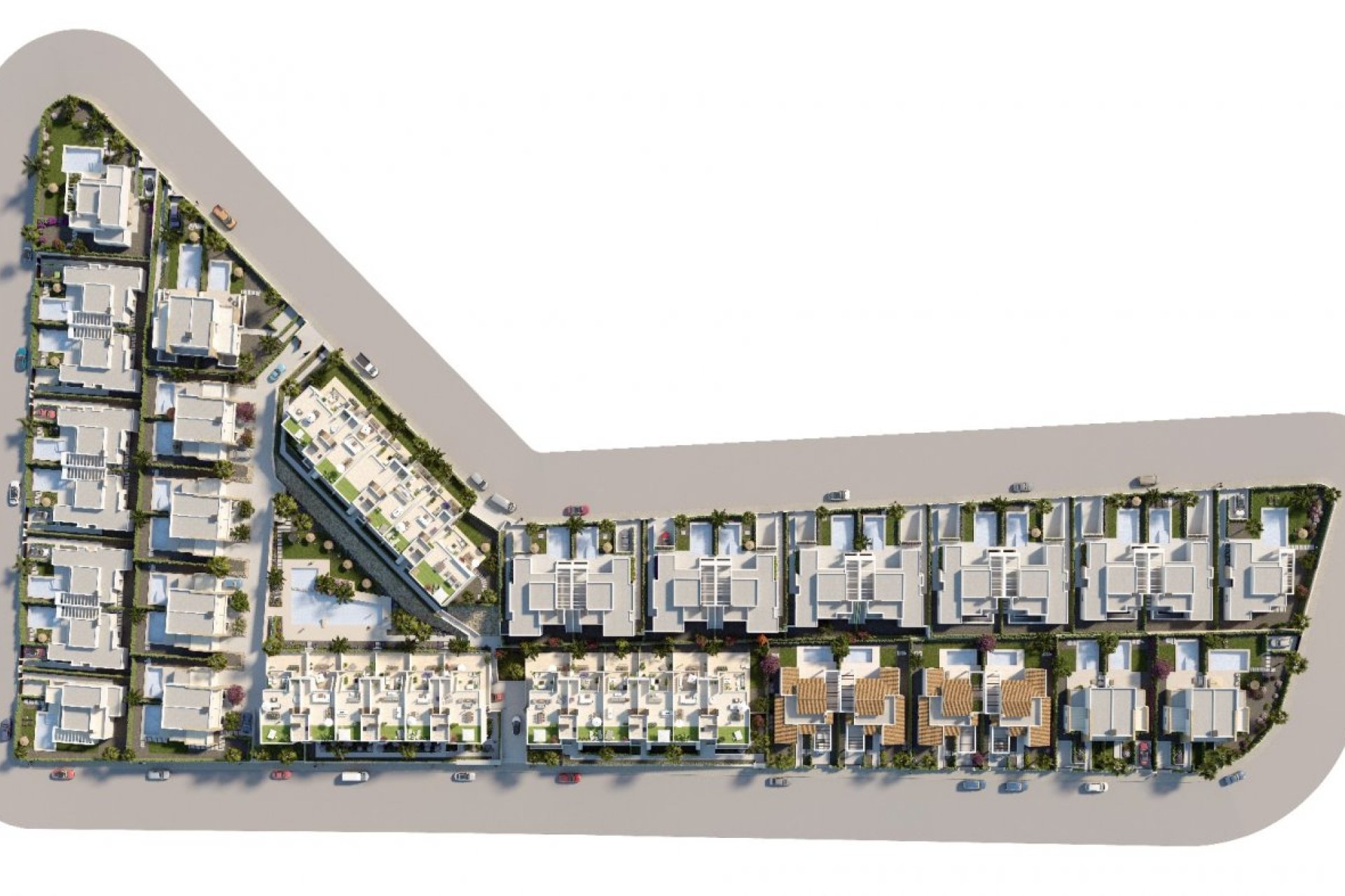 Nieuwbouw Woningen - Halfvrijstaand Villa - Algorfa