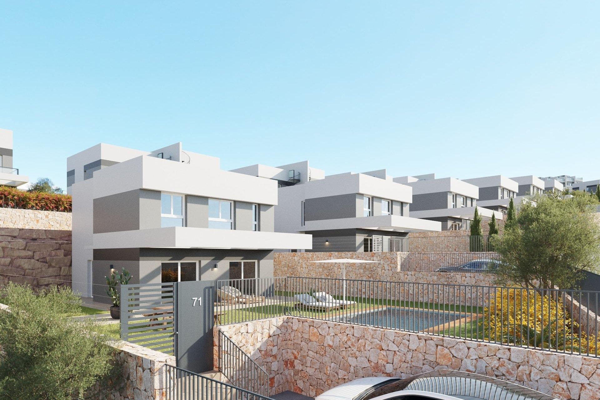 Nieuwbouw Woningen - Halfvrijstaand Villa - Finestrat