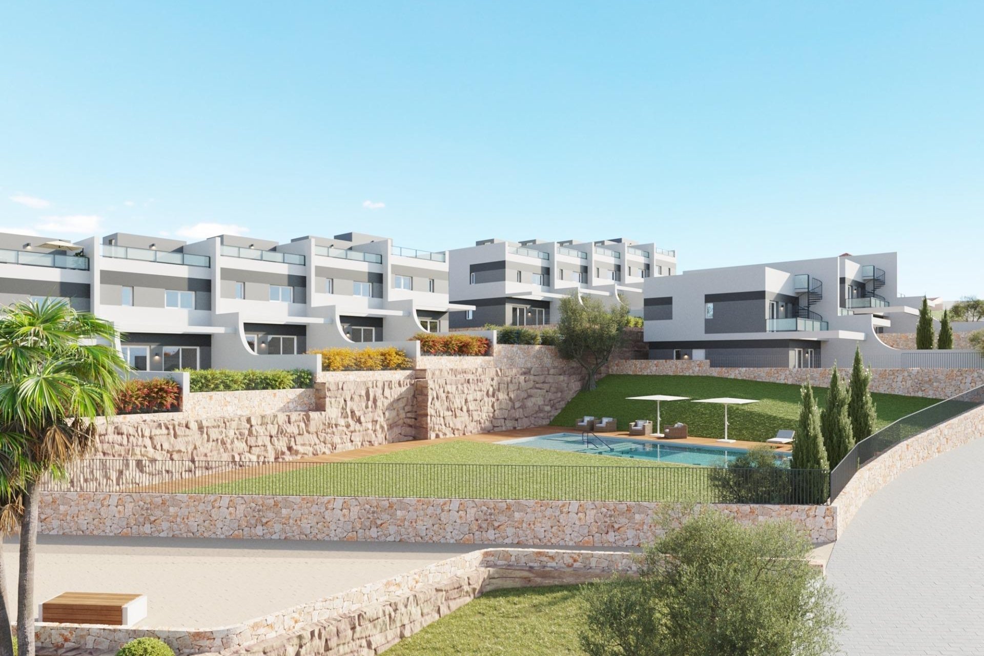 Nieuwbouw Woningen - Halfvrijstaand Villa - Finestrat