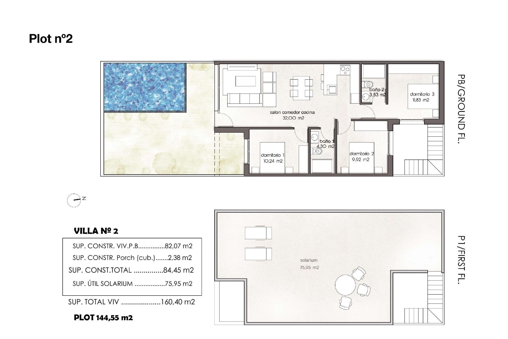 Nieuwbouw Woningen - Halfvrijstaand Villa - Pilar de la Horadada