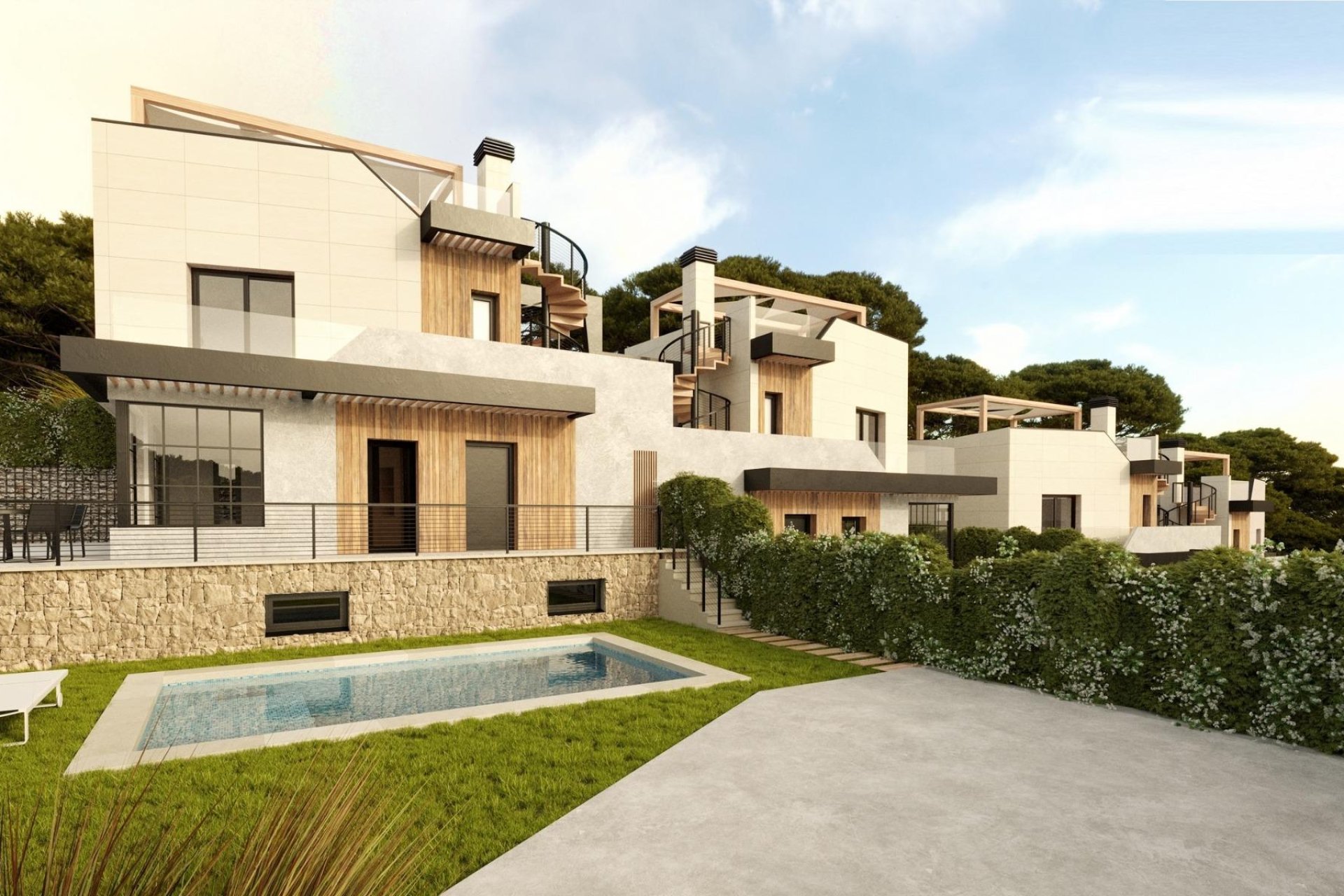 Nieuwbouw Woningen - Halfvrijstaand Villa - Polop