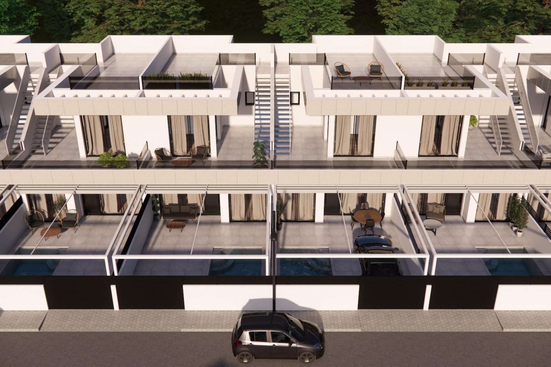 Nieuwbouw Woningen - Halfvrijstaand Villa - Rojales