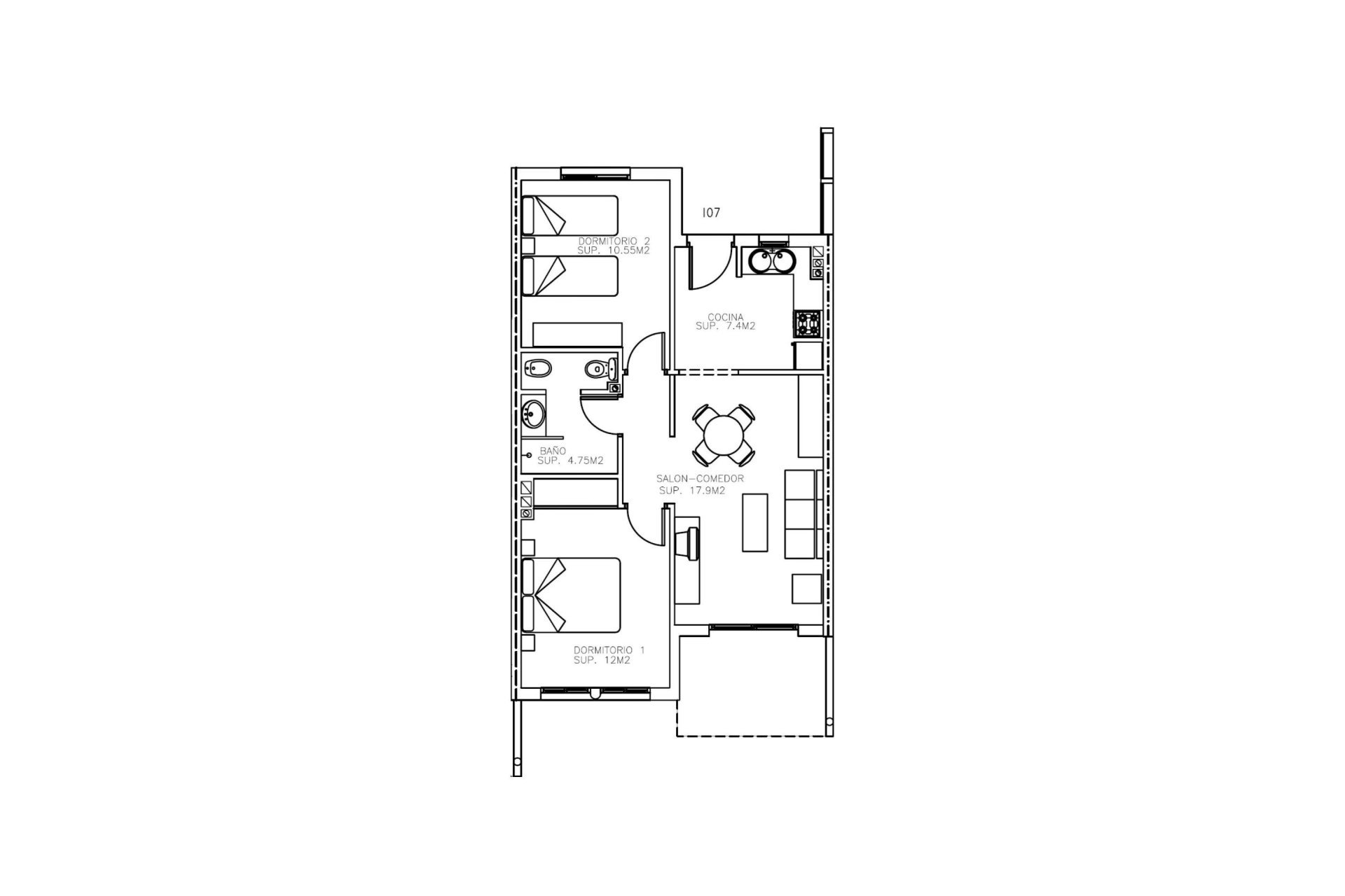 Nouvelle construction - Appartement - Aguilas - Collados