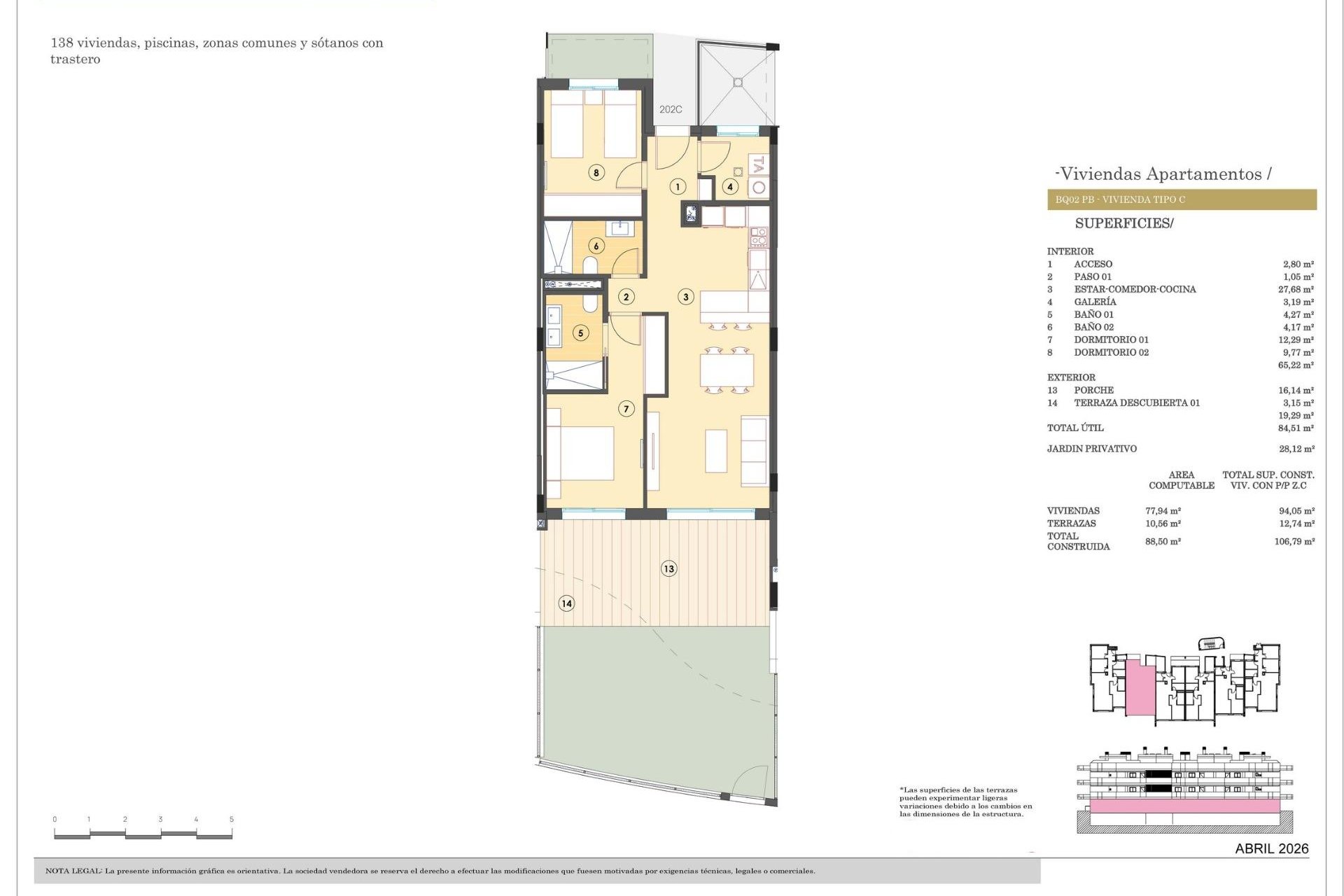 Nouvelle construction - Appartement - Finestrat - Campana Garden