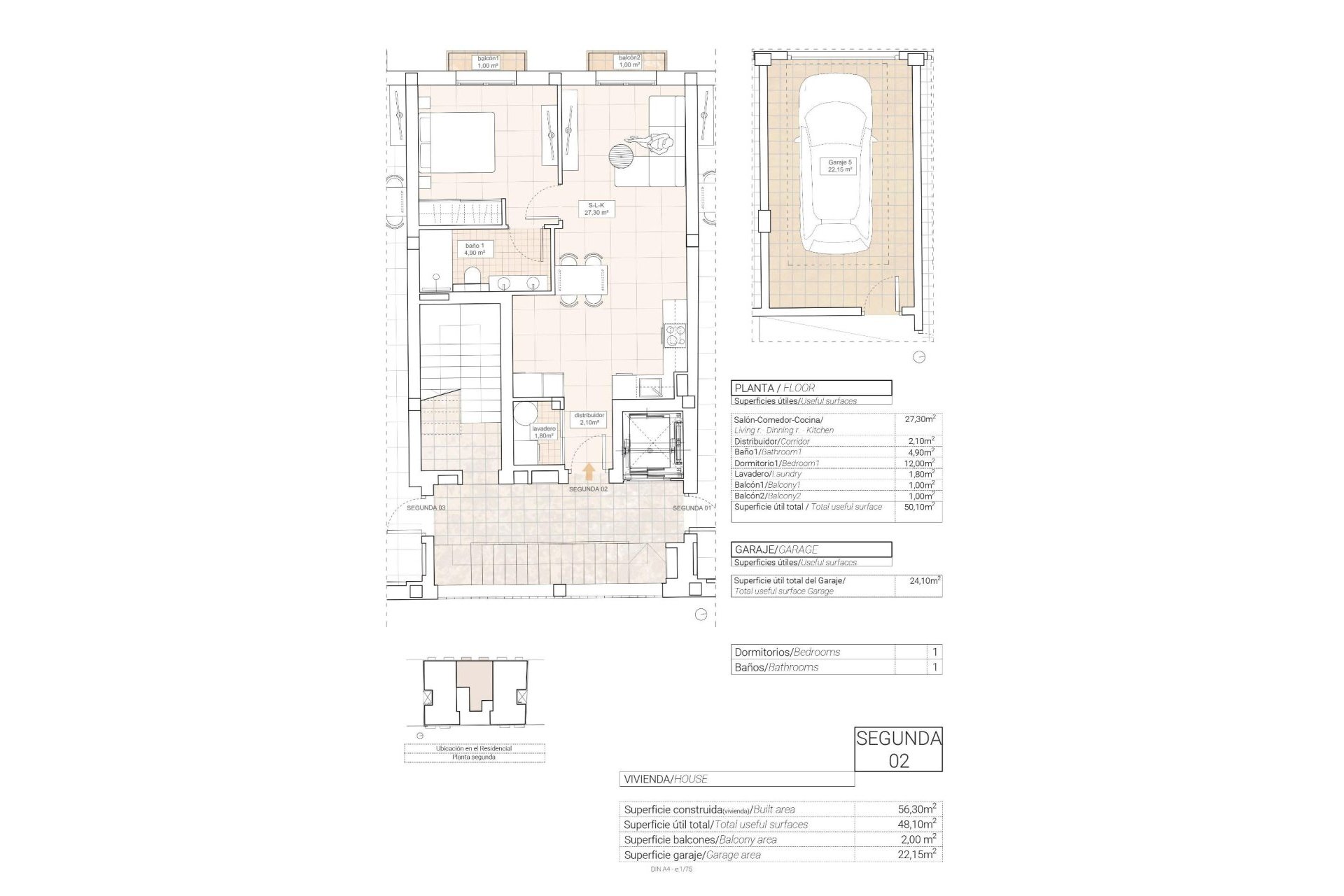 Nouvelle construction - Appartement - Hondón de las Nieves - Pueblo