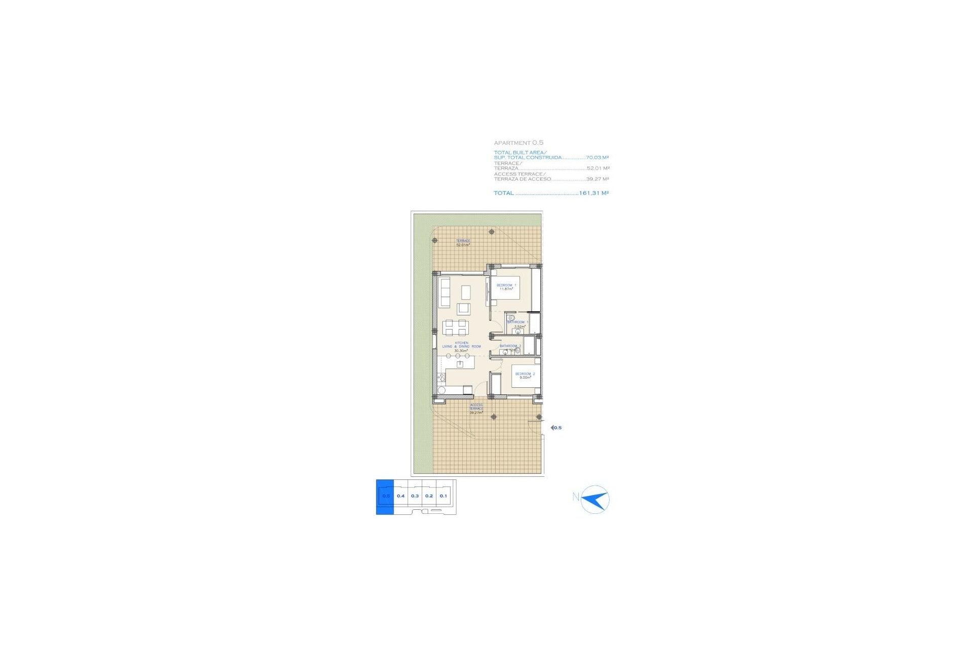 Nouvelle construction - Appartement - Los Alcázares - Serena Golf