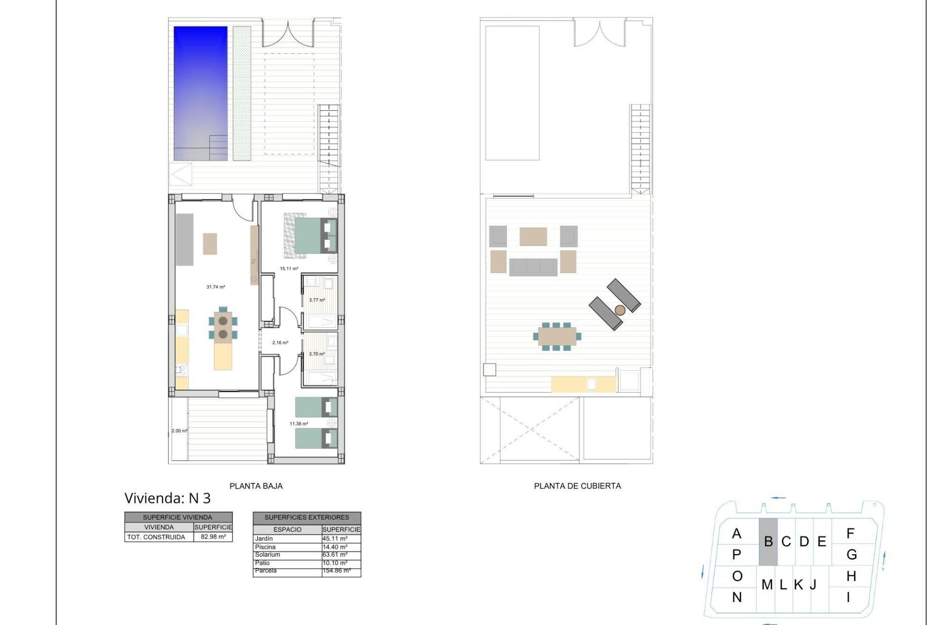 Nouvelle construction - Maison Jumelée - Torre Pacheco - El Alba