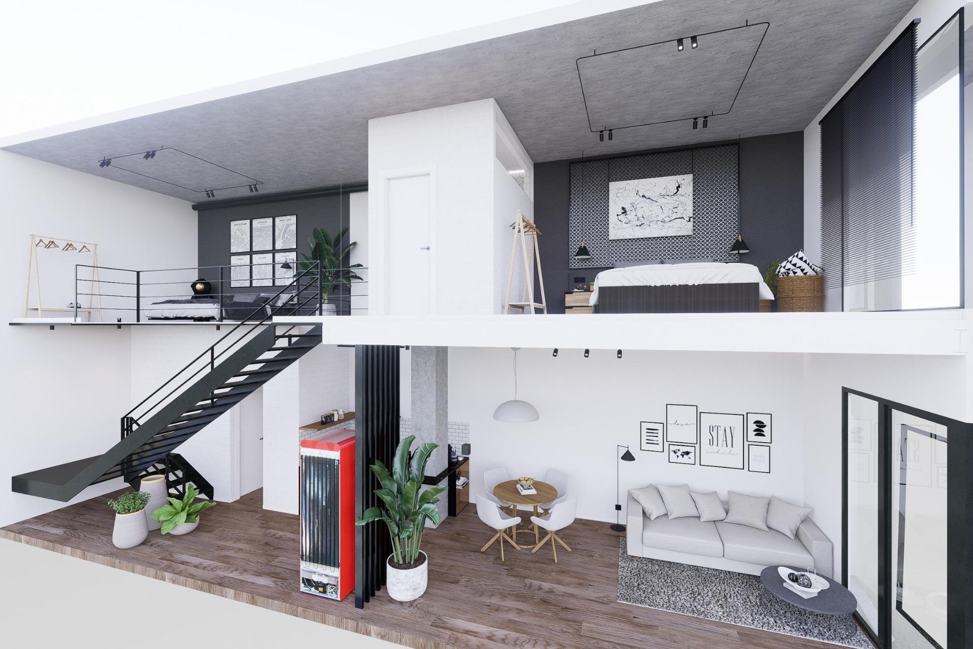 Новое здание - Квартира  - Alicante - Carolinas Bajas