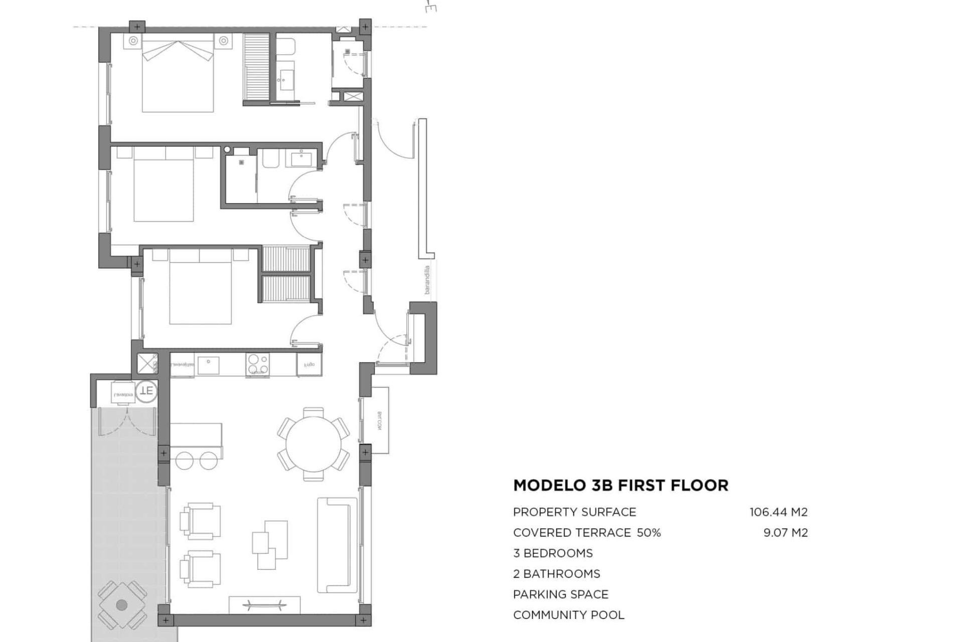 Новое здание - Квартира  - Los Alcázares