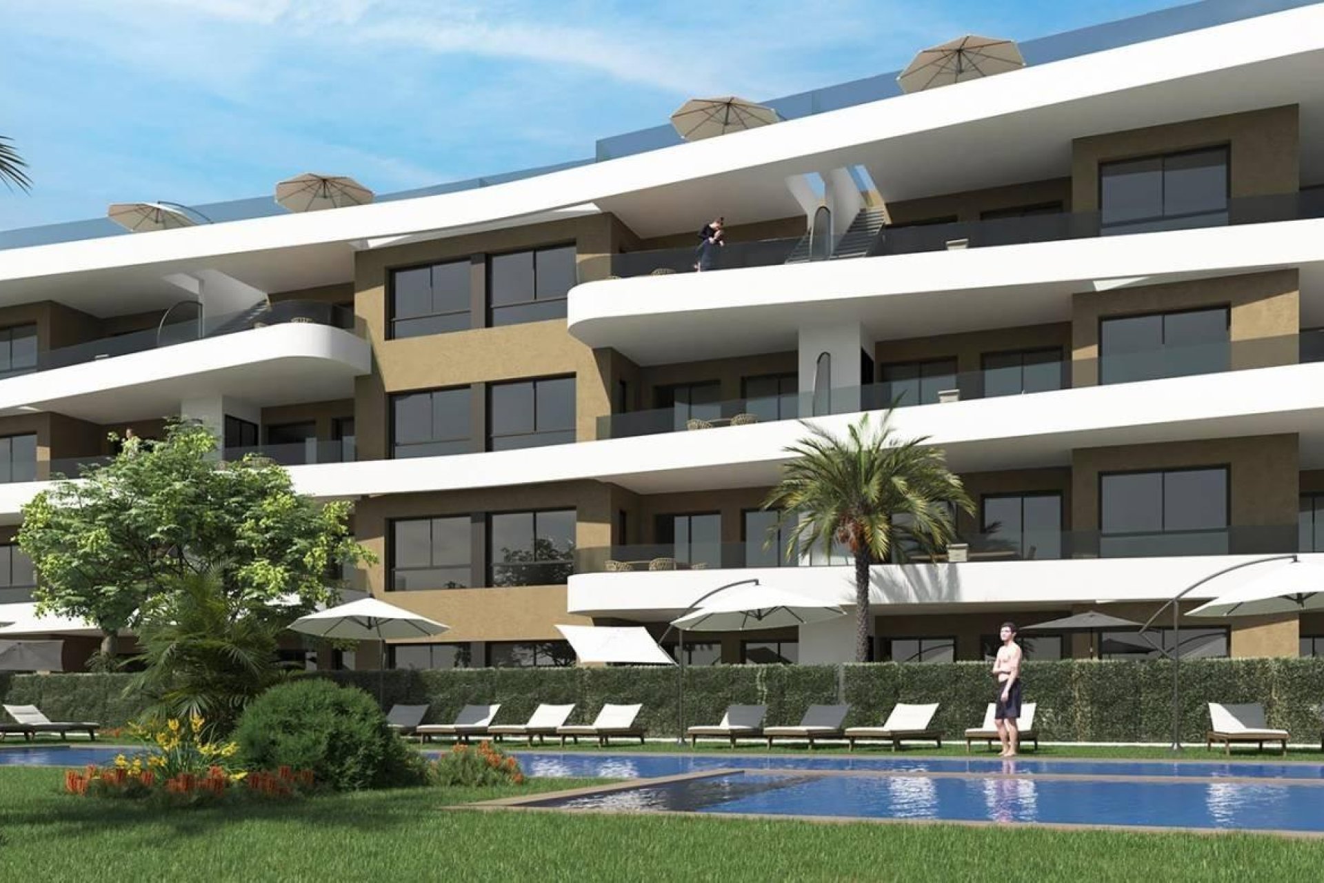 Новое здание - Квартира  - Orihuela Costa