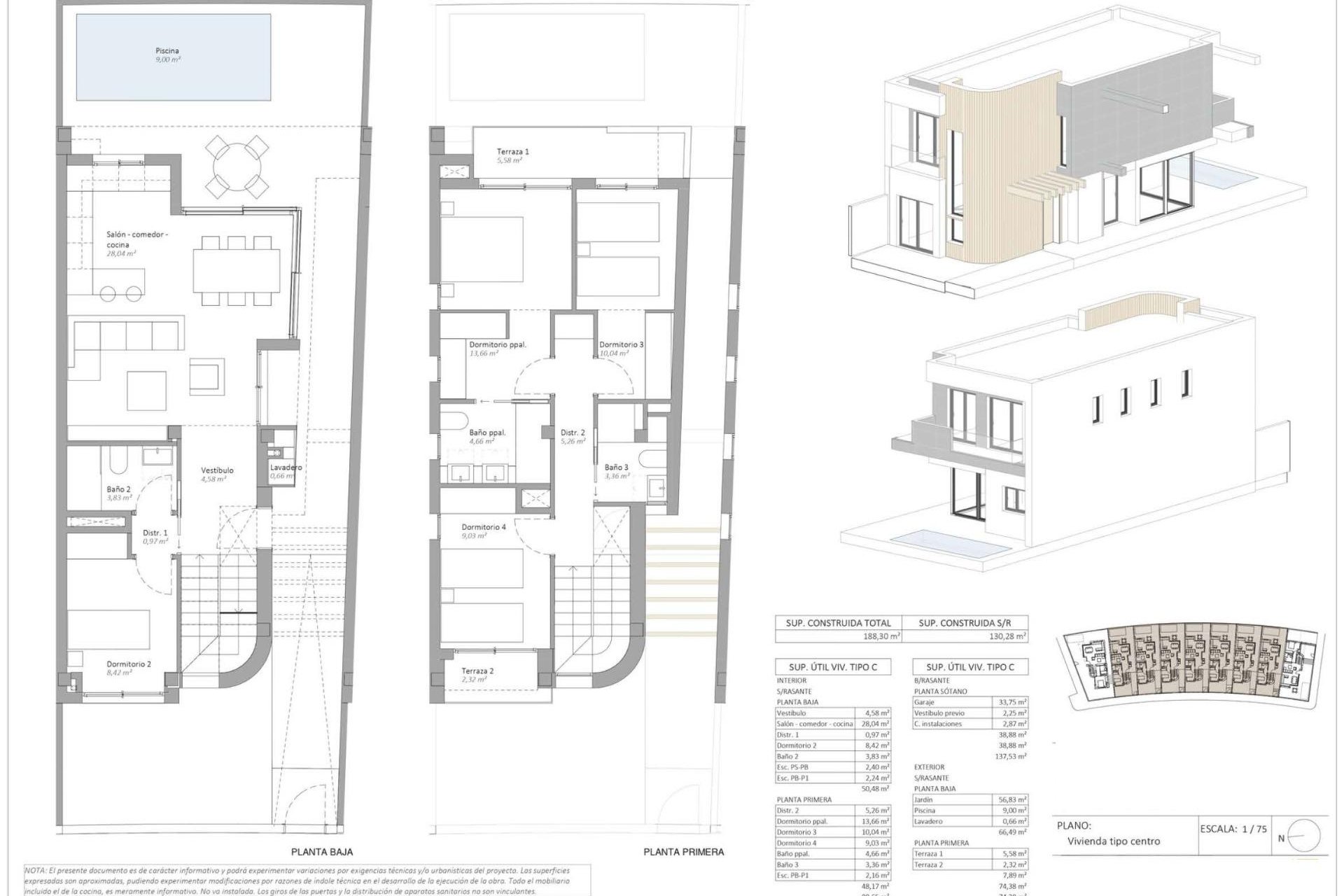 Новое здание - Villa - Aguilas - Los Jardines