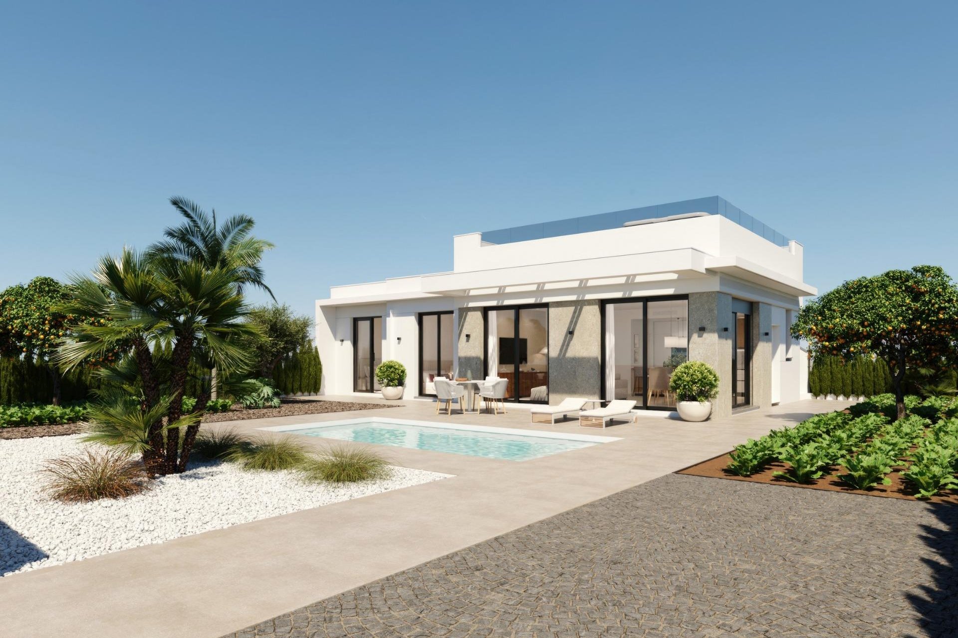 Новое здание - Villa - Fuente Álamo - Hacienda Del Álamo Golf