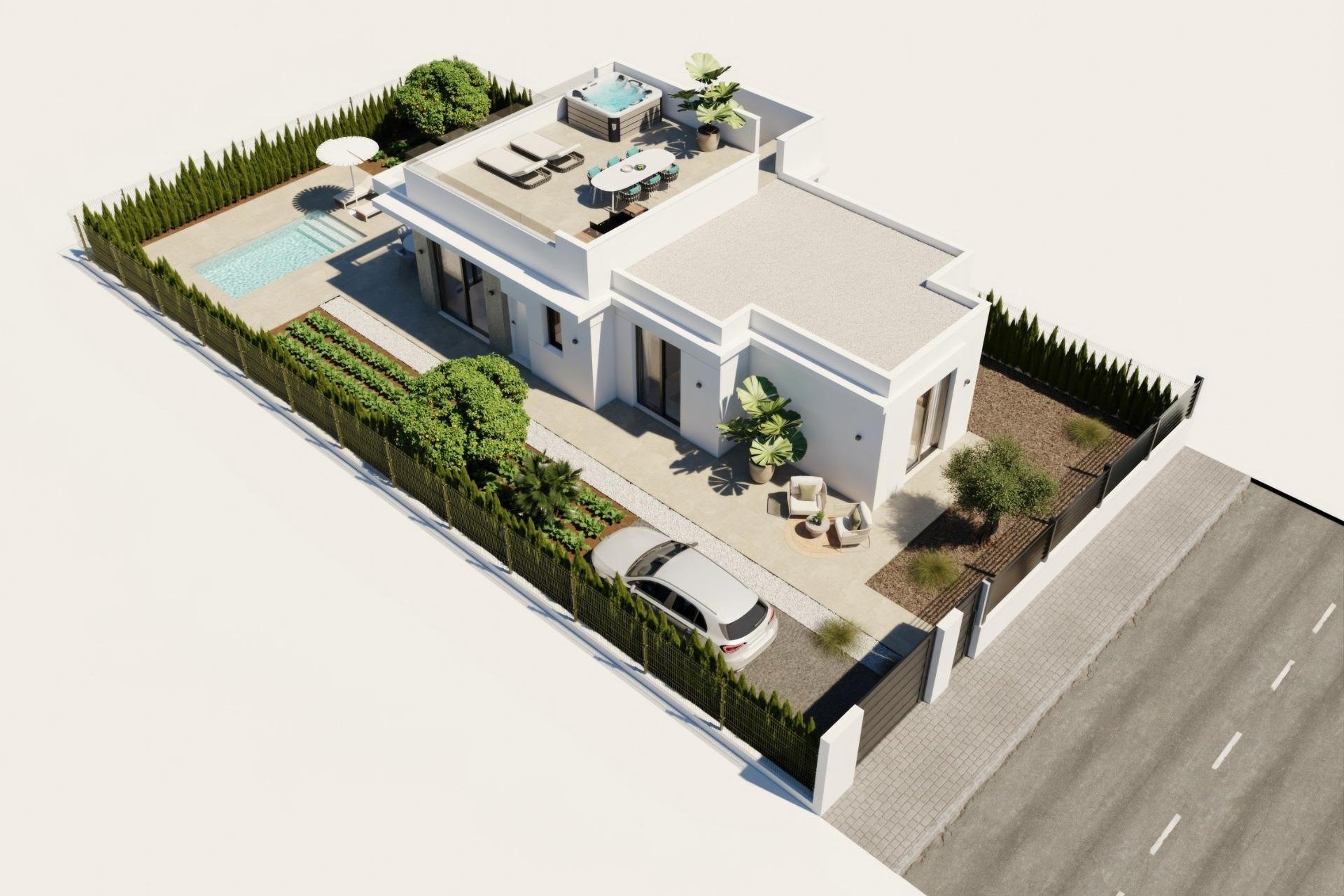 Новое здание - Villa - Fuente Álamo - Hacienda Del Álamo Golf