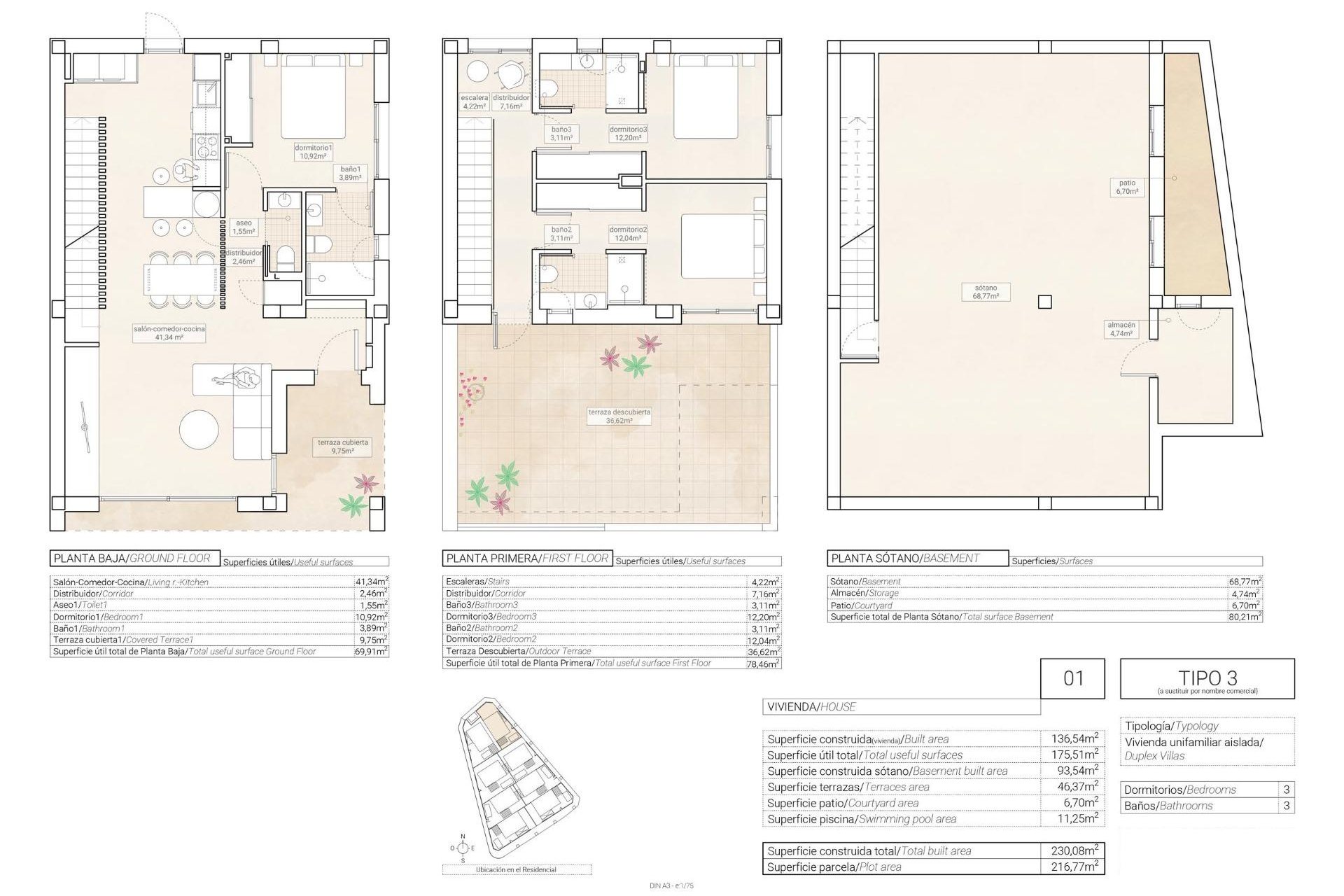 Новое здание - Villa - Hondón de las Nieves - Centro