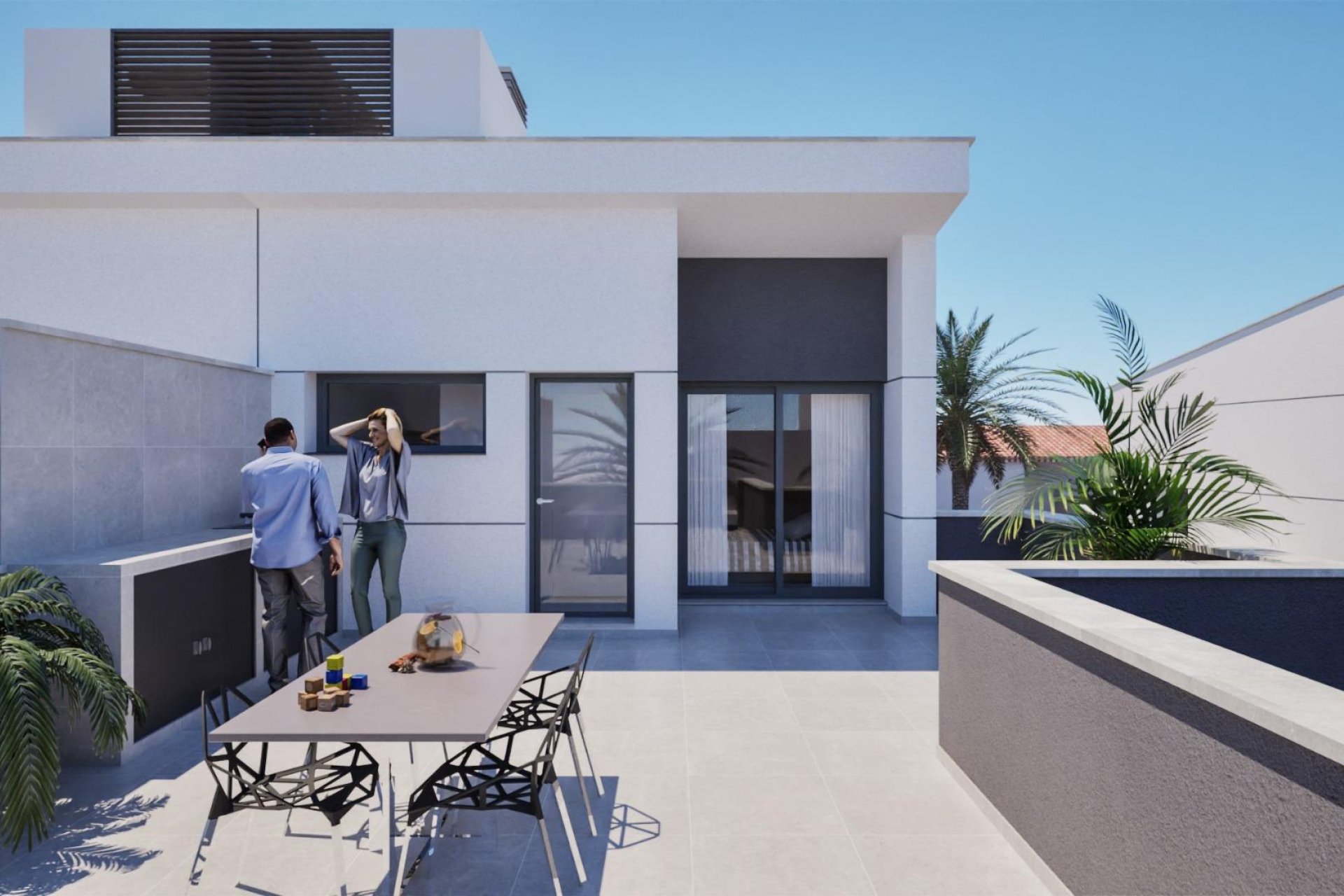 Новое здание - Villa - Los Nietos - Los Nietos playa