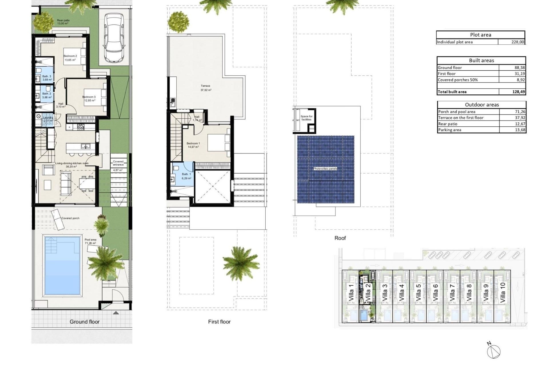 Новое здание - Villa - Los Nietos - Los Nietos playa