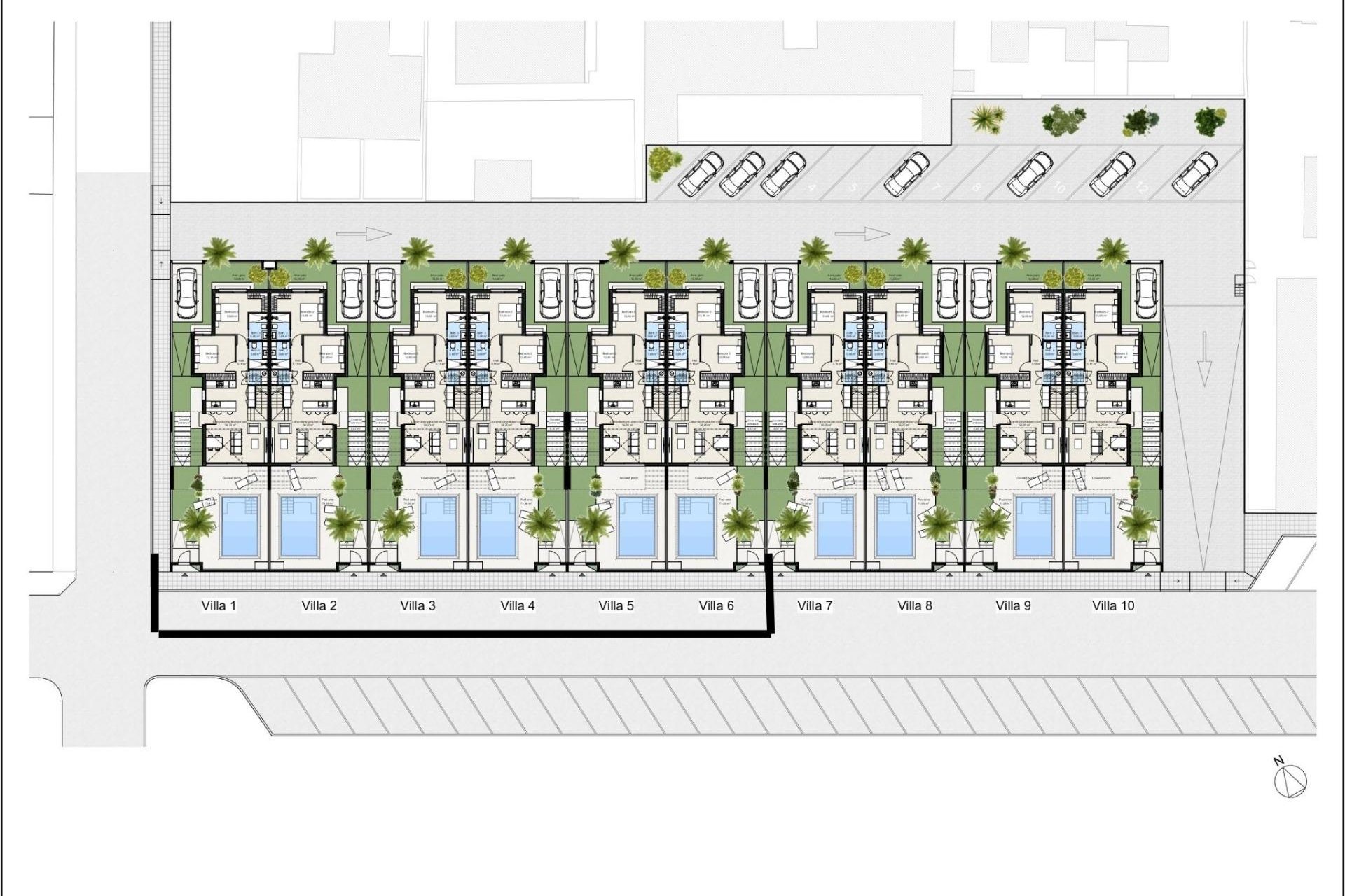 Новое здание - Villa - Los Nietos - Los Nietos playa