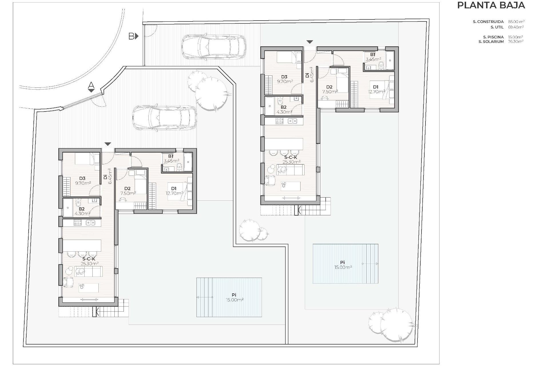 Новое здание - Villa - Mazarrón - Country Club