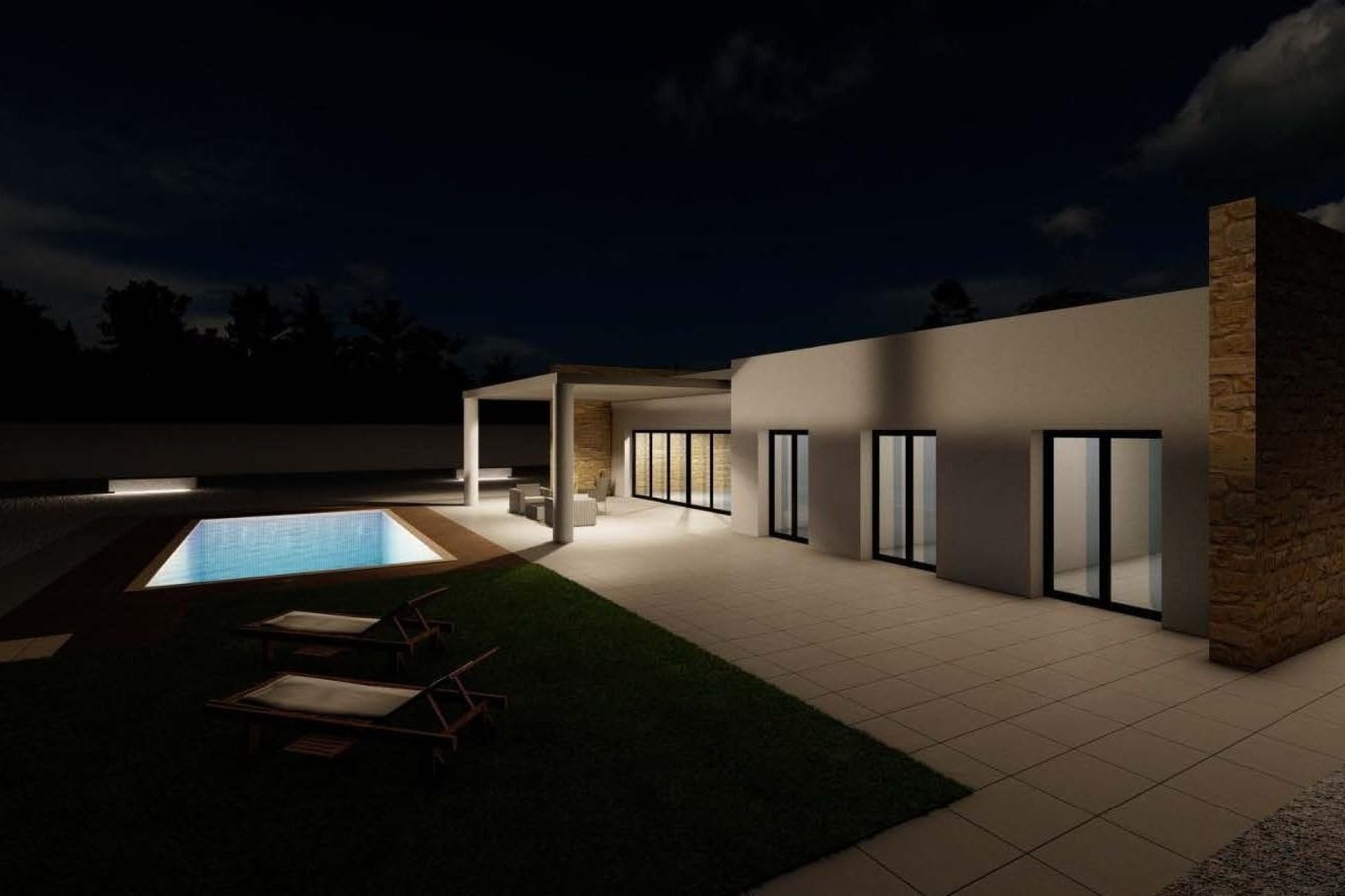Новое здание - Villa - Pinoso - Campo